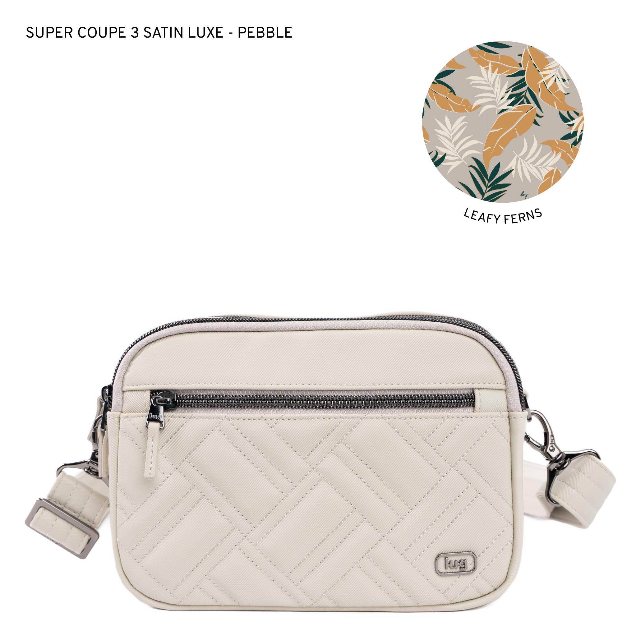 Super Coupe 3 Satin Luxe Convertible Crossbody Bag - PEBBLE - SuperCoupe2SL_Pebble_f9bfdcf2-1996-434c-9b94-d9e4f2d5869b