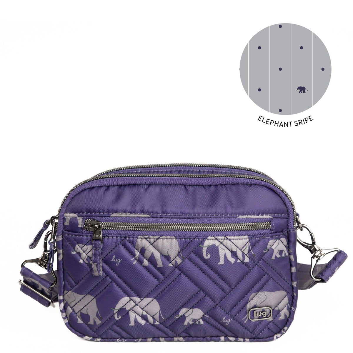 Super Coupe 2 Convertible Crossbody Bag - ELEPHANT PURPLE - SuperCoupe2_ElephantPurple