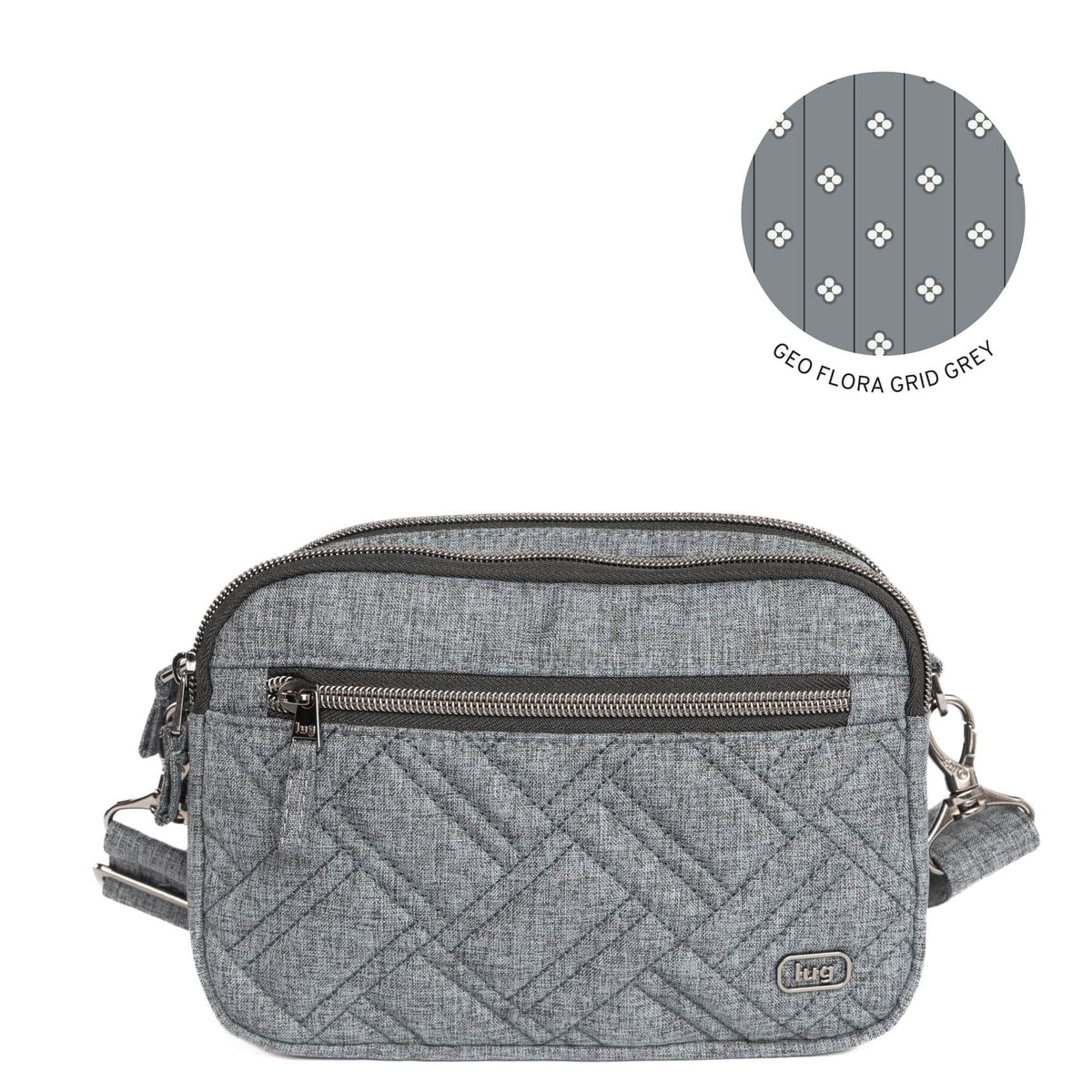 Super Coupe 2 Convertible Crossbody Bag - HEATHER GREY - SuperCoupe2_HeatherGrey