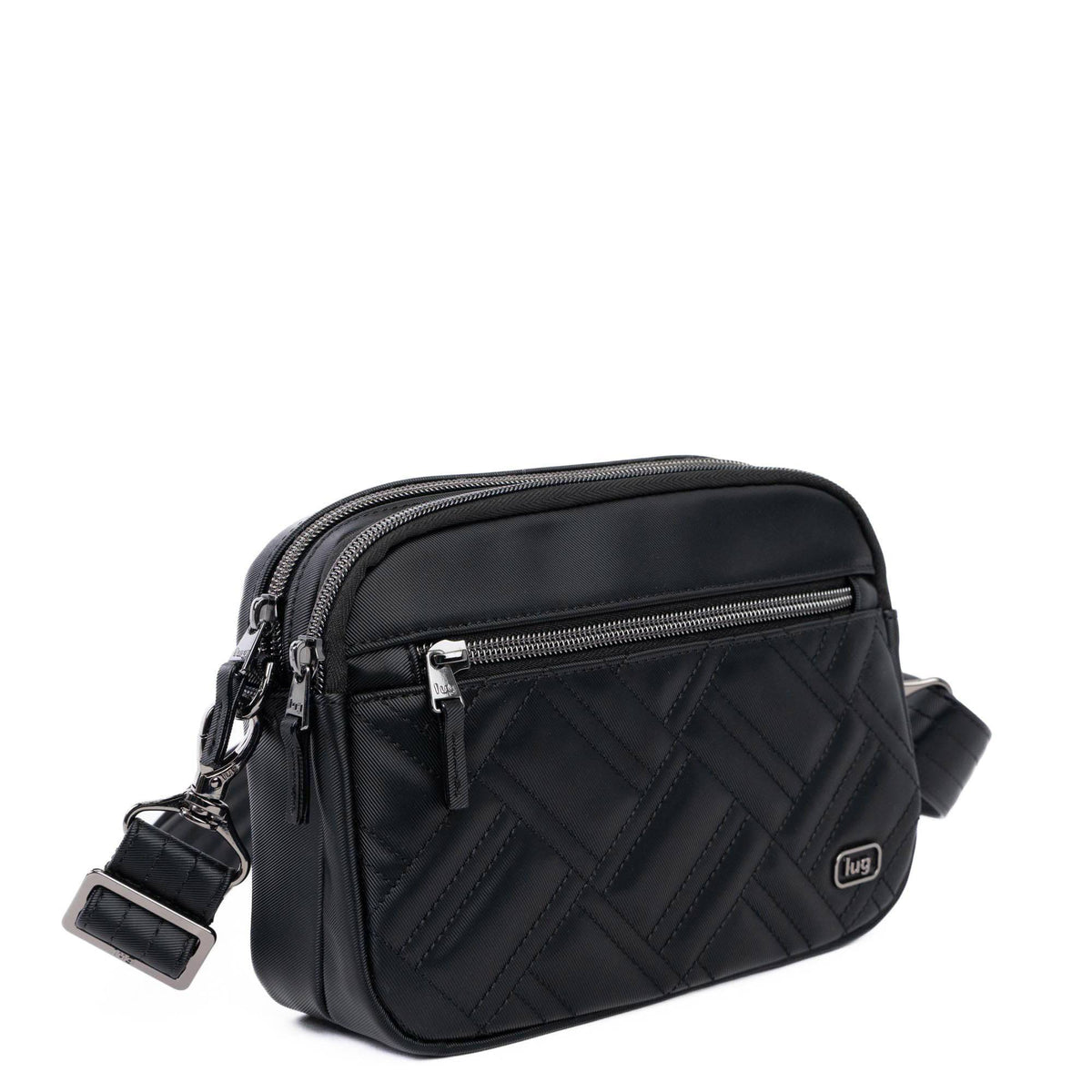 Super Coupe 3 Satin Luxe Convertible Crossbody Bag - BLACK - SuperCoupe2_SatinLuxe_Black_02_305046bb-b9ad-4b10-96d3-d09197ba9c5a