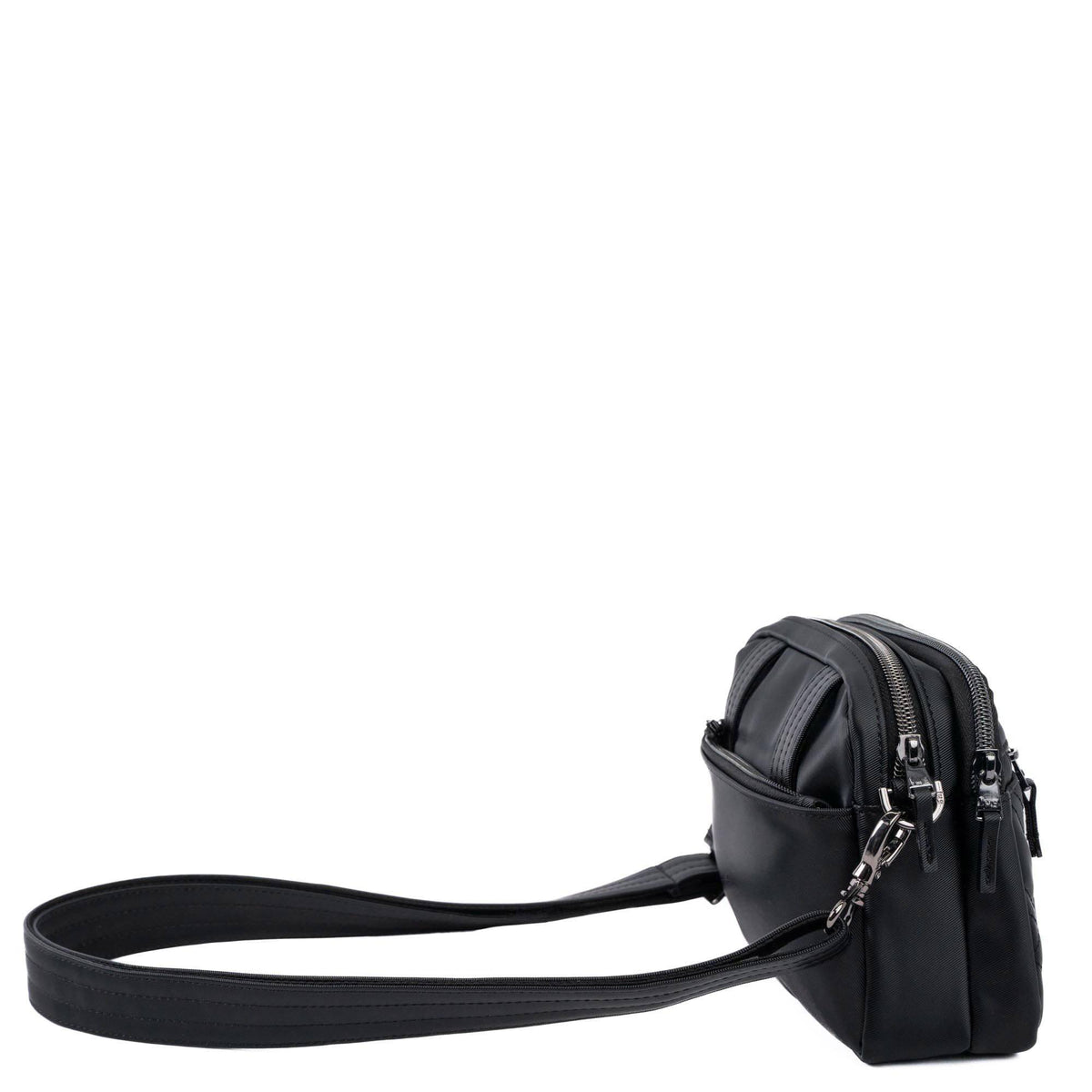 Super Coupe 3 Satin Luxe Convertible Crossbody Bag - BLACK - SuperCoupe2_SatinLuxe_Black_03_1a02b6cf-99f2-4b1e-8233-8b26a87a5000