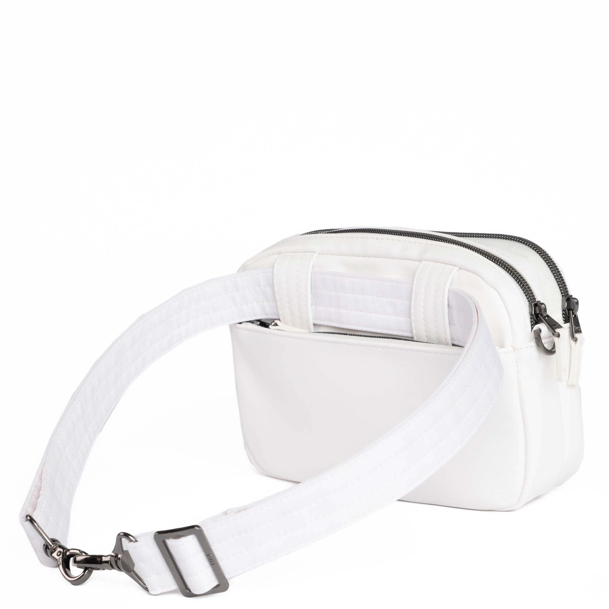 Super Coupe 2 Satin Luxe Convertible Crossbody Bag - WHITE - SuperCoupe2_SatinLuxe_White_04_3zi0l3
