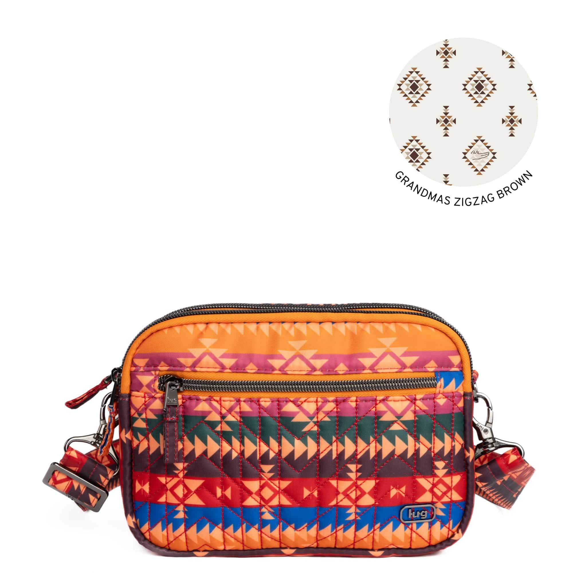 Guild Collection Classic Super Coupe 2 Crossbody Bag - SOUTHWEST GEESE MULTI - SuperCoupe2_SouthWestGeeseMulti