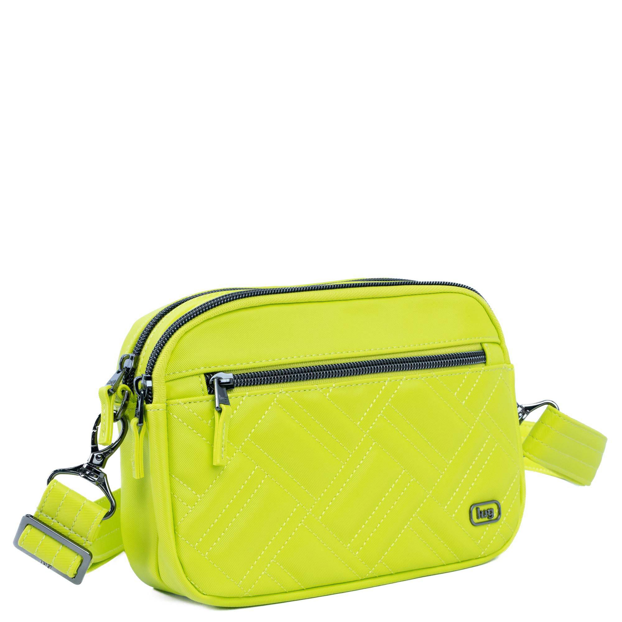 Super Coupe 3 Satin Luxe Convertible Crossbody Bag - LEMON LIME - SuperCoupe3_SatinLuxe_LemonLime_02