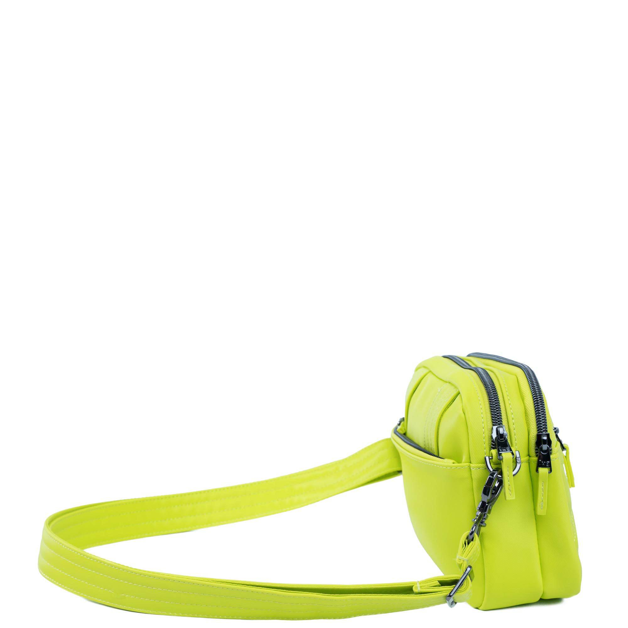 Super Coupe 3 Satin Luxe Convertible Crossbody Bag - LEMON LIME - SuperCoupe3_SatinLuxe_LemonLime_03