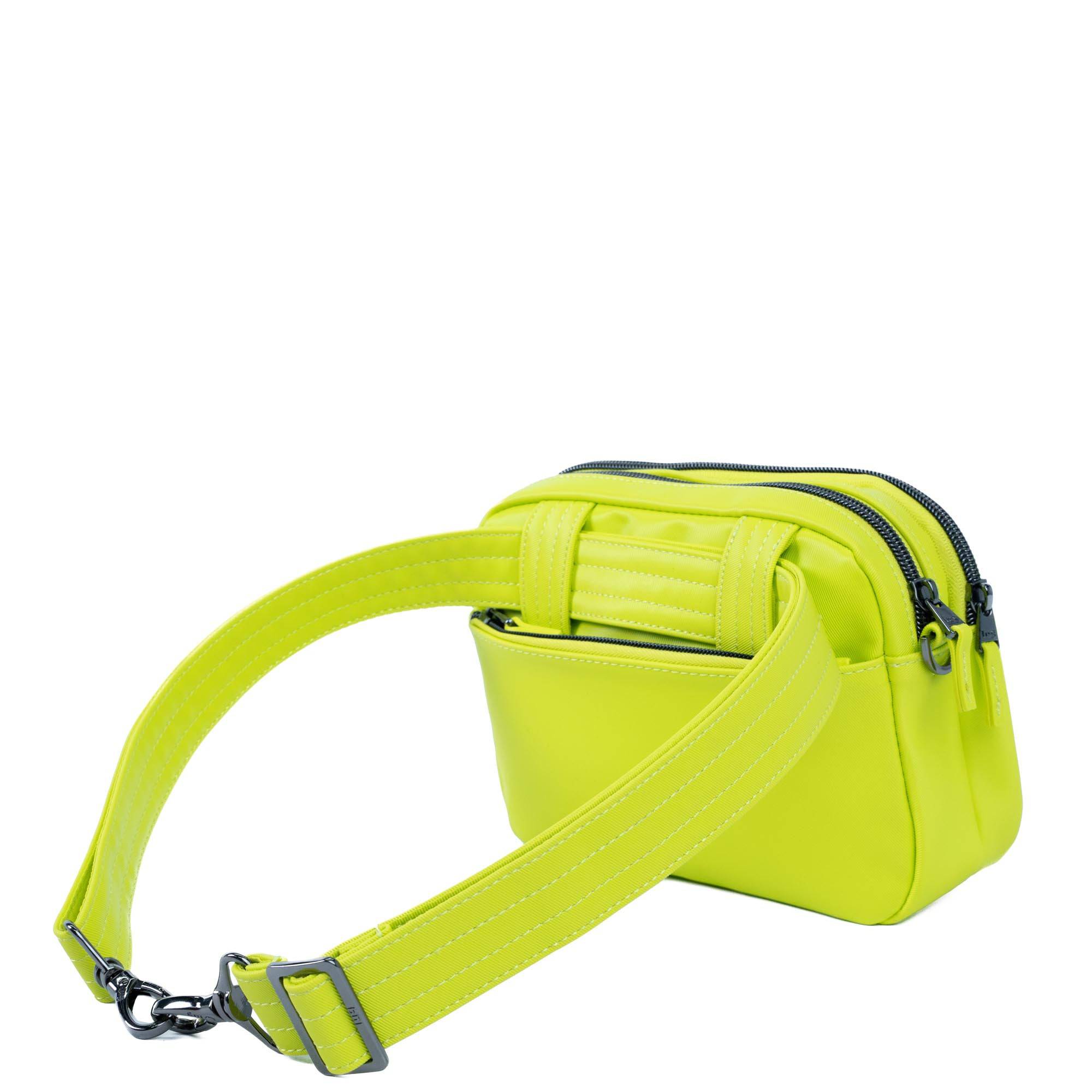 Super Coupe 3 Satin Luxe Convertible Crossbody Bag - LEMON LIME - SuperCoupe3_SatinLuxe_LemonLime_04