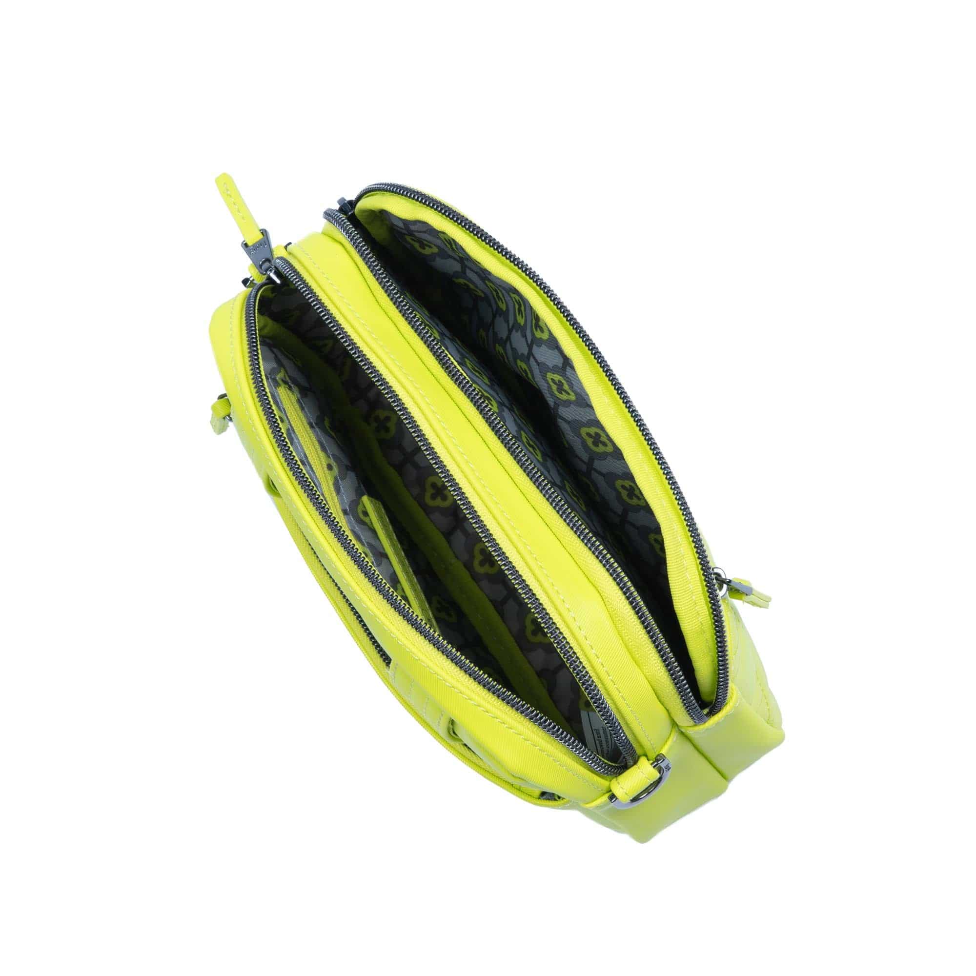 Super Coupe 3 Satin Luxe Convertible Crossbody Bag - LEMON LIME - SuperCoupe3_SatinLuxe_LemonLime_05