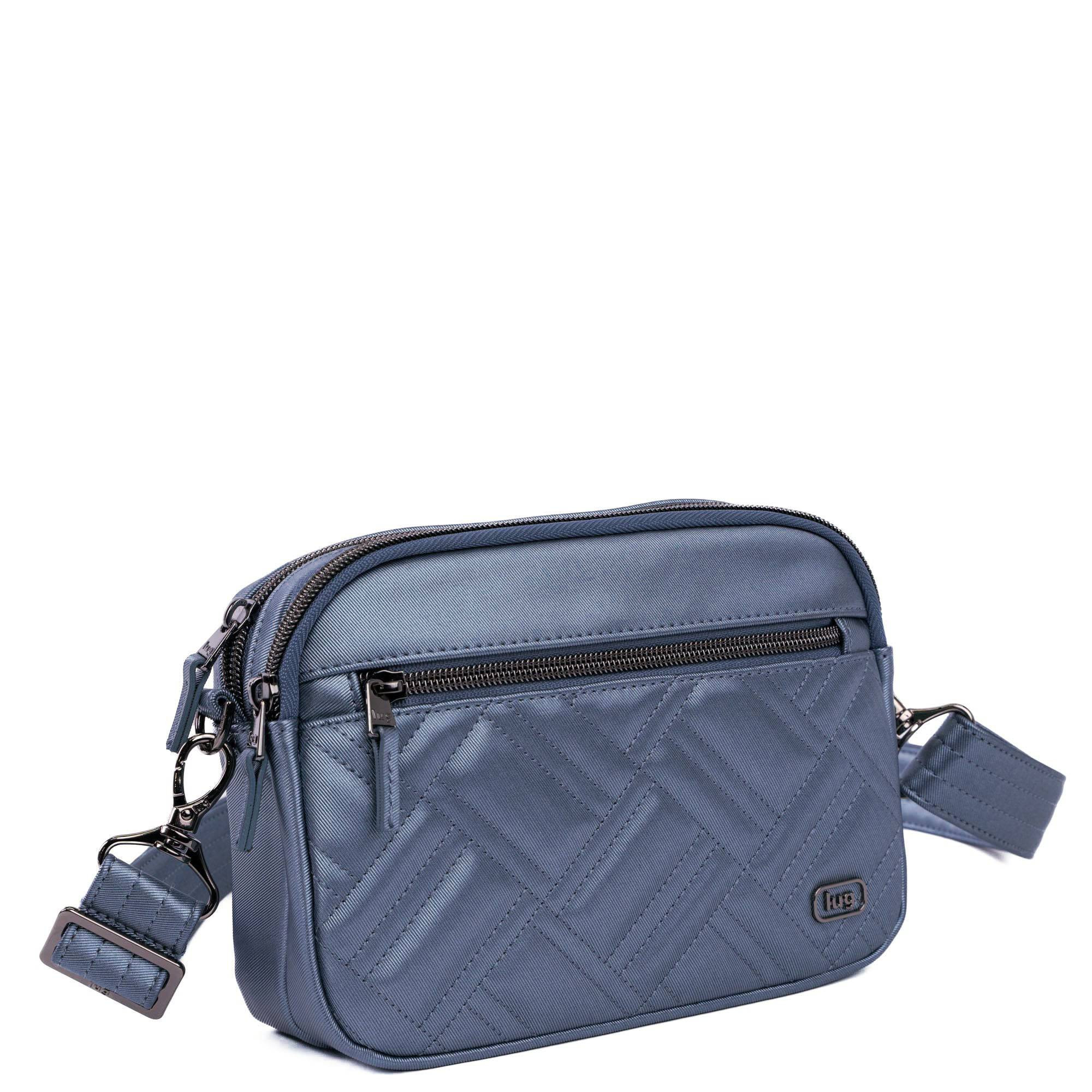 Super Coupe 3 Satin Luxe Convertible Crossbody Bag - METALLIC BLUE MOON - SuperCoupe3_SatinLuxe_MetallicBlueMoon_02