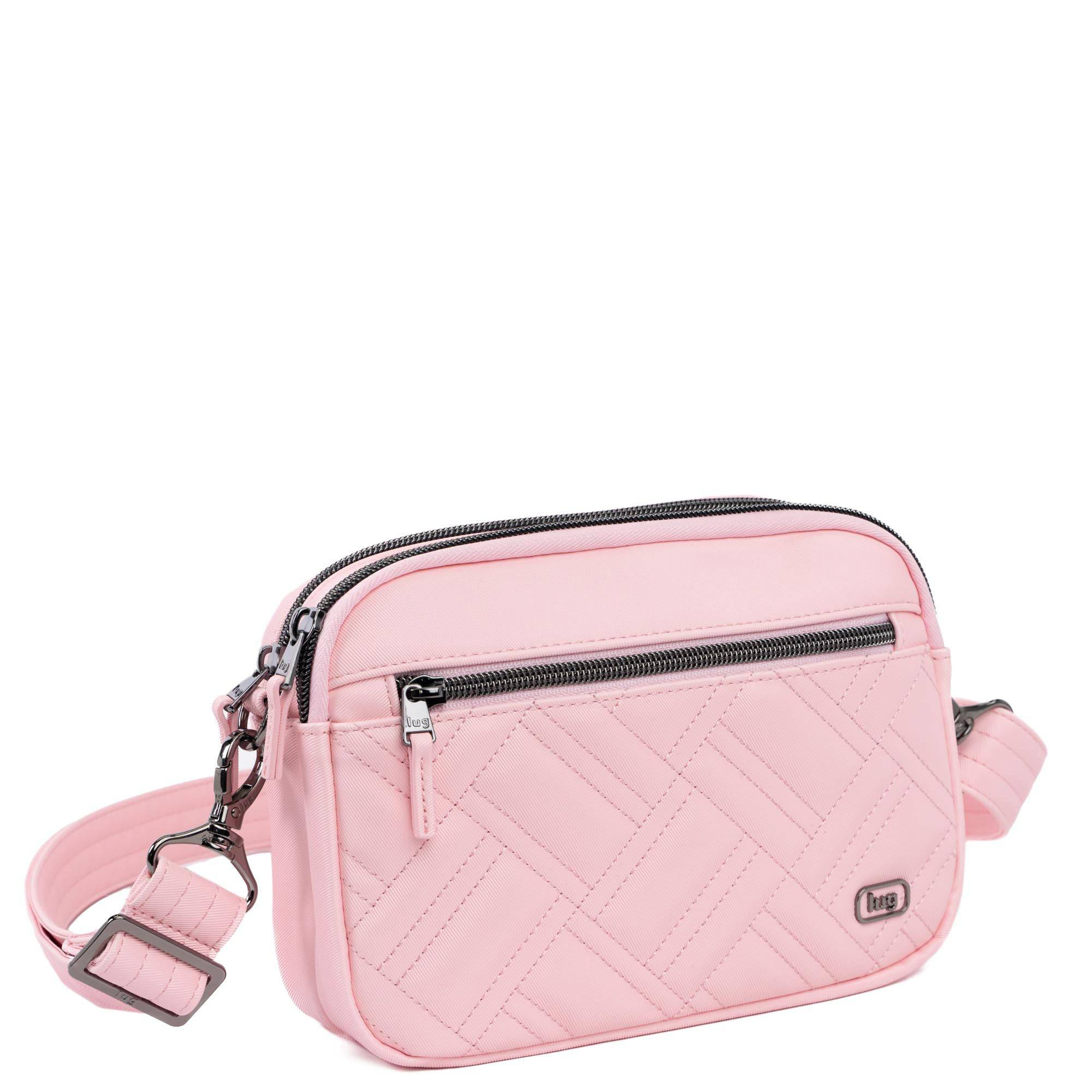 Super Coupe 3 Satin Luxe Convertible Crossbody Bag - BUBBLE PINK - SuperCoupe3_SatinLuxe_MetallicBubblePink_02