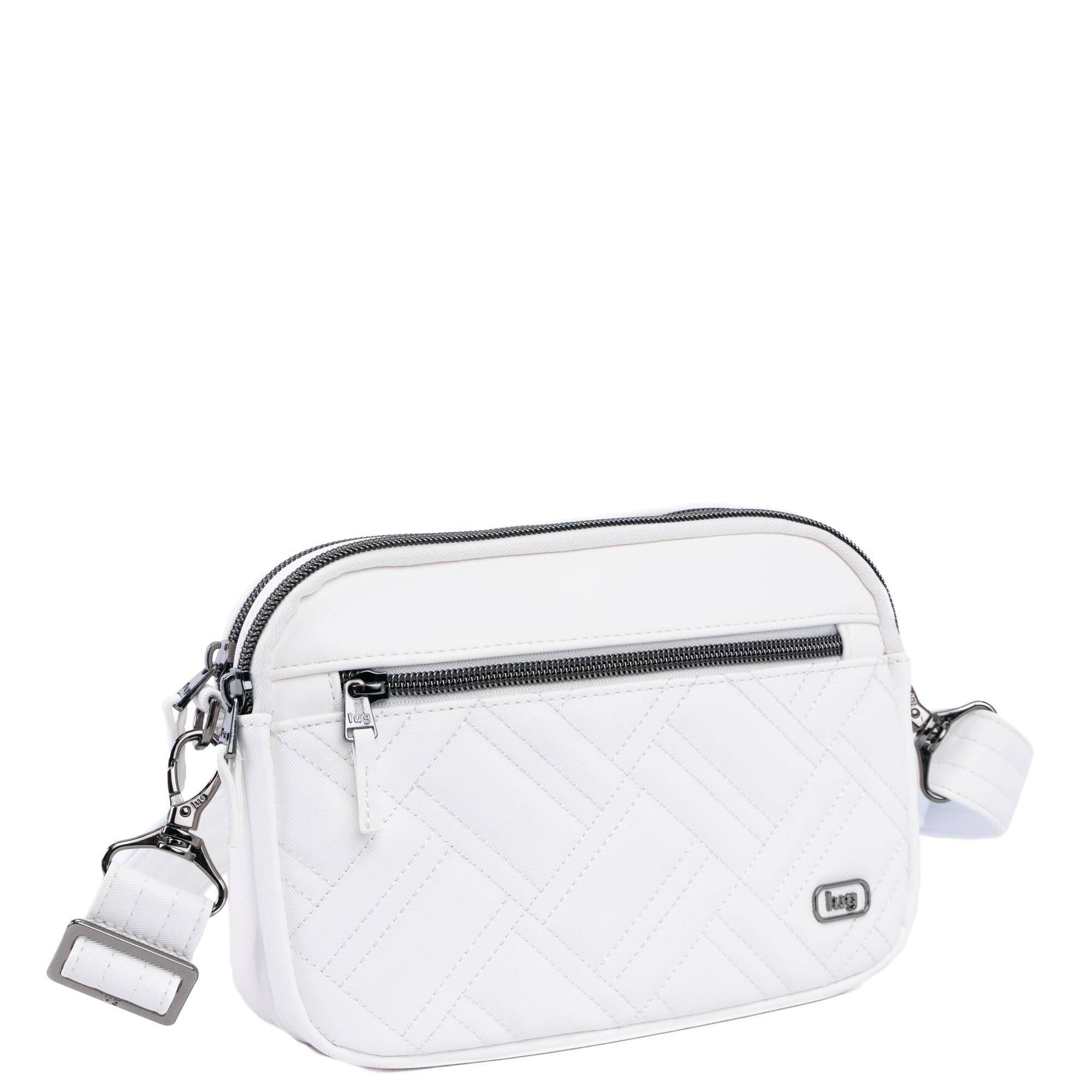 Super Coupe 3 Satin Luxe Convertible Crossbody Bag - WHITE - SuperCoupe3_SatinLuxe_White_02
