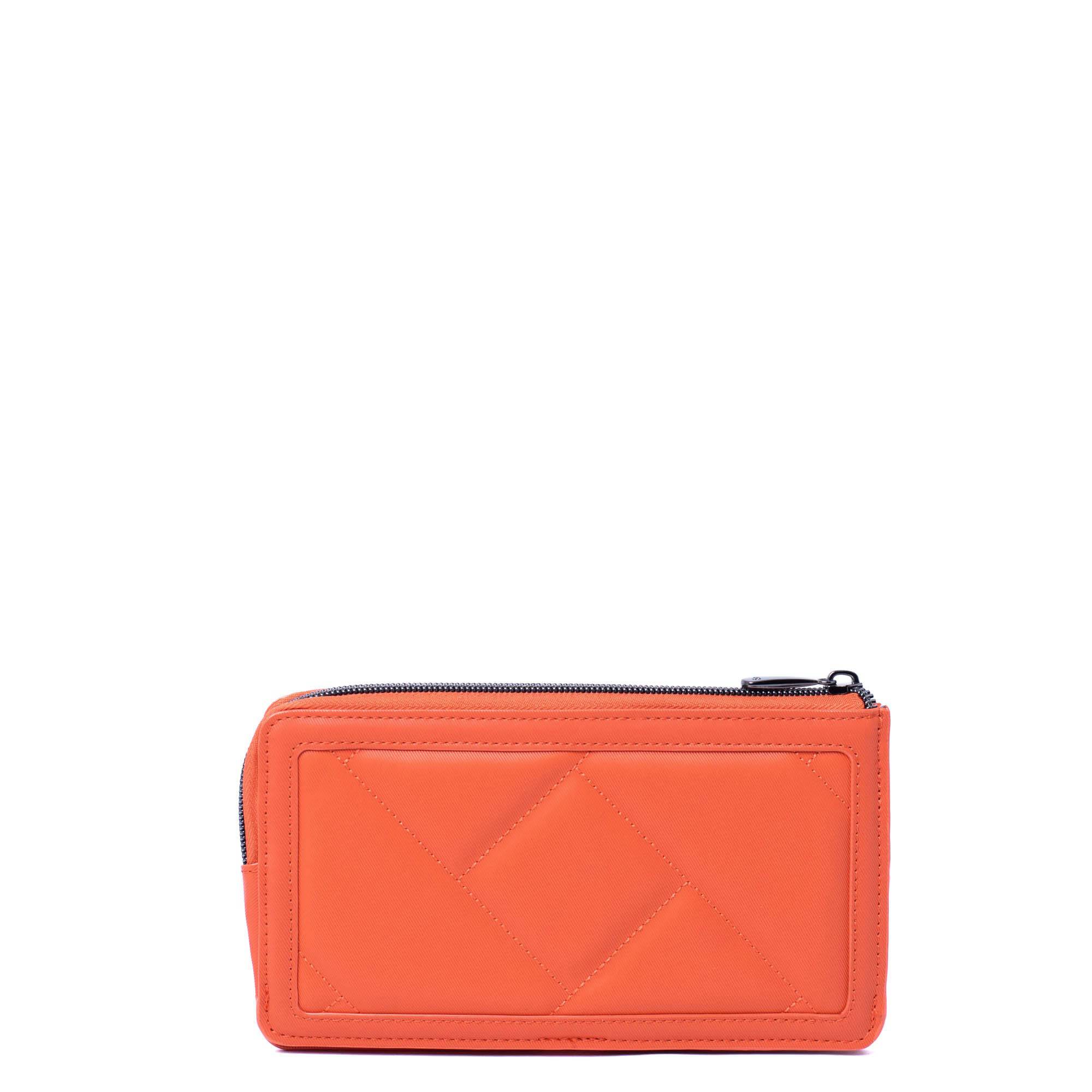 Surrey Satin Luxe VL RFID Wallet - PAPAYA - SurreySatin_PapayaSatinVL_03_1