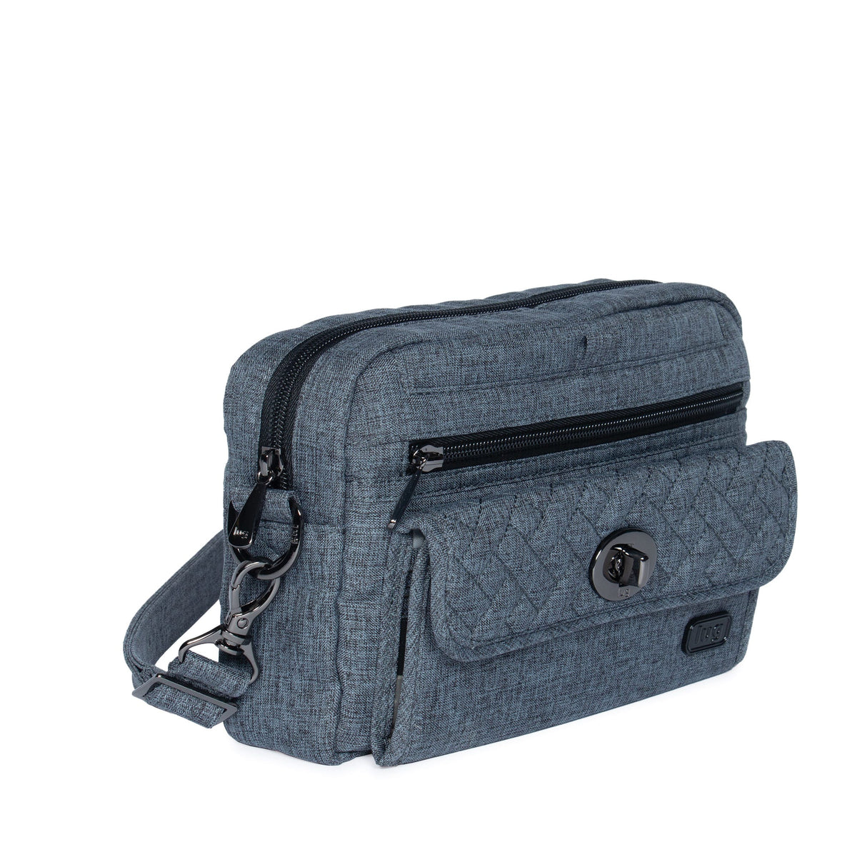 Switch Crossbody Bag &amp; Peekaboo Pouch Set - HEATHER GREY - Switch_HRGrey_02_a28dab97-14c0-4580-b7e5-30eb376743e7