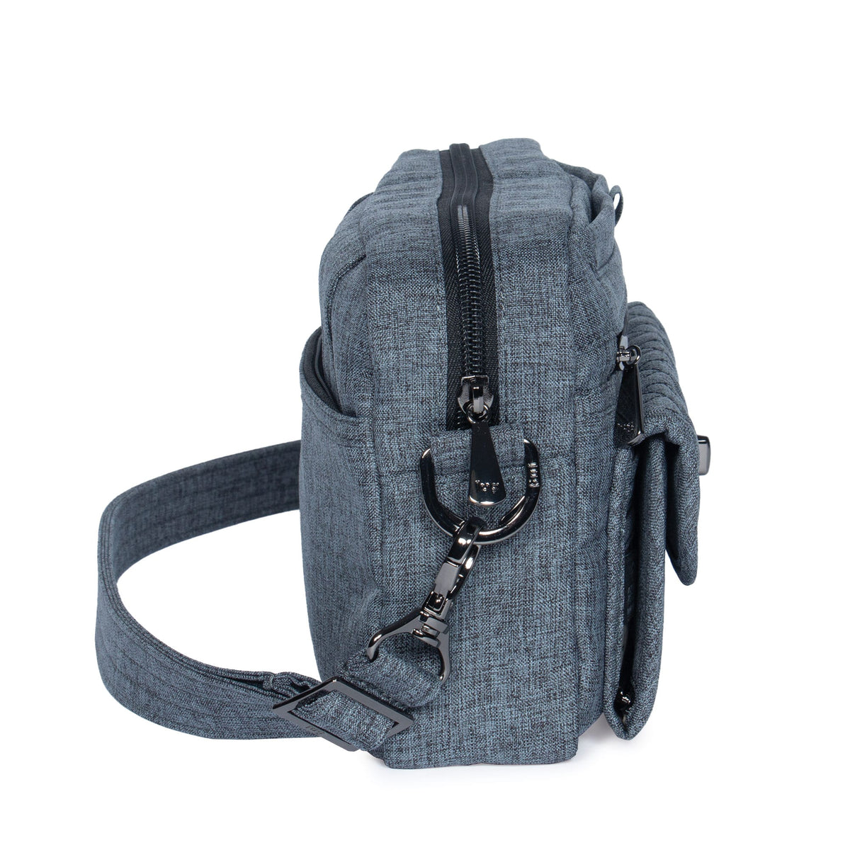 Switch Crossbody Bag &amp; Peekaboo Pouch Set - HEATHER GREY - Switch_HRGrey_03_9916baf4-5274-41e5-8cb1-5409293b2f8d