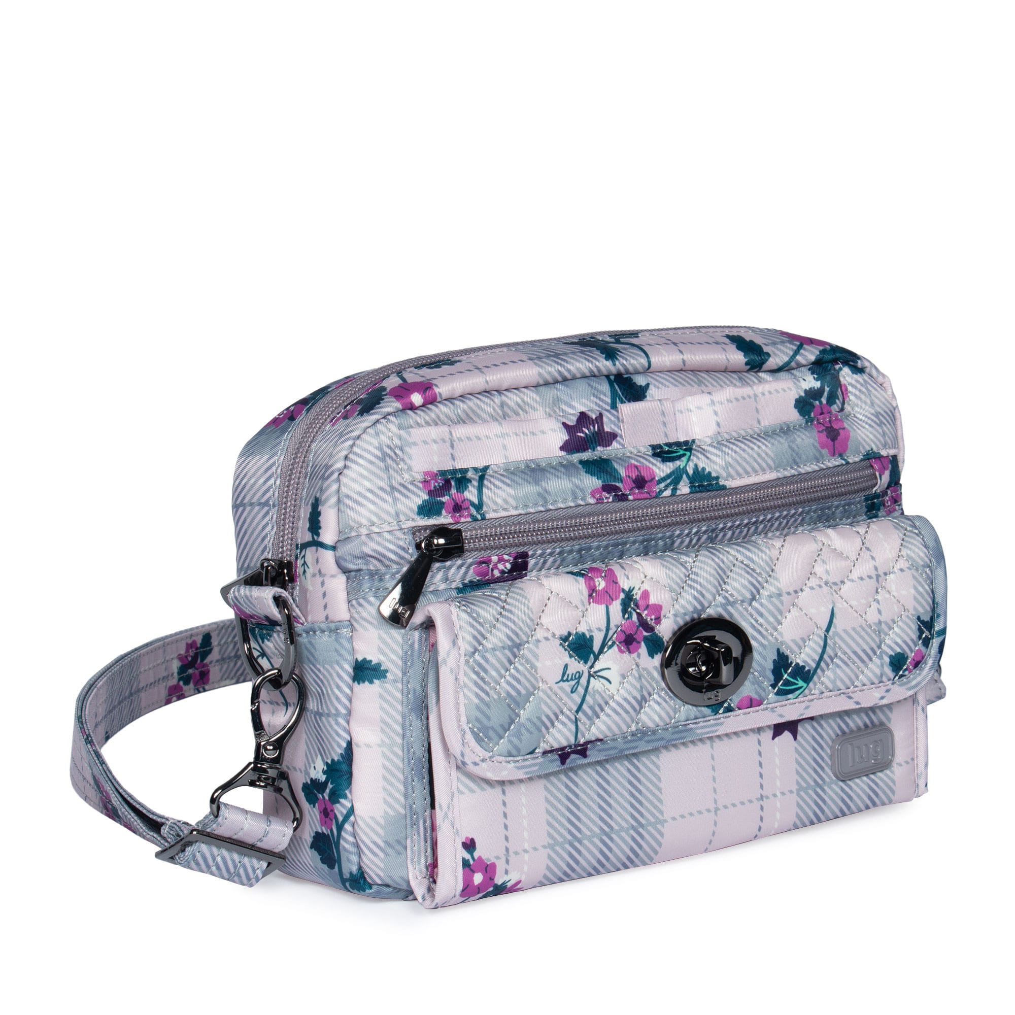 Switch Crossbody Bag & Peekaboo Pouch Set - PLAID FLORAL PEARL - Switch_PlaidFloralPearl_02_081ceab5-b6c9-4558-b4cf-161f45d8e668
