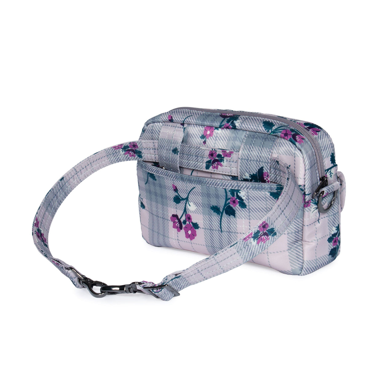 Switch Crossbody Bag &amp; Peekaboo Pouch Set - PLAID FLORAL PEARL - Switch_PlaidFloralPearl_04_4937fda6-1153-46d2-98d4-d432161988f5