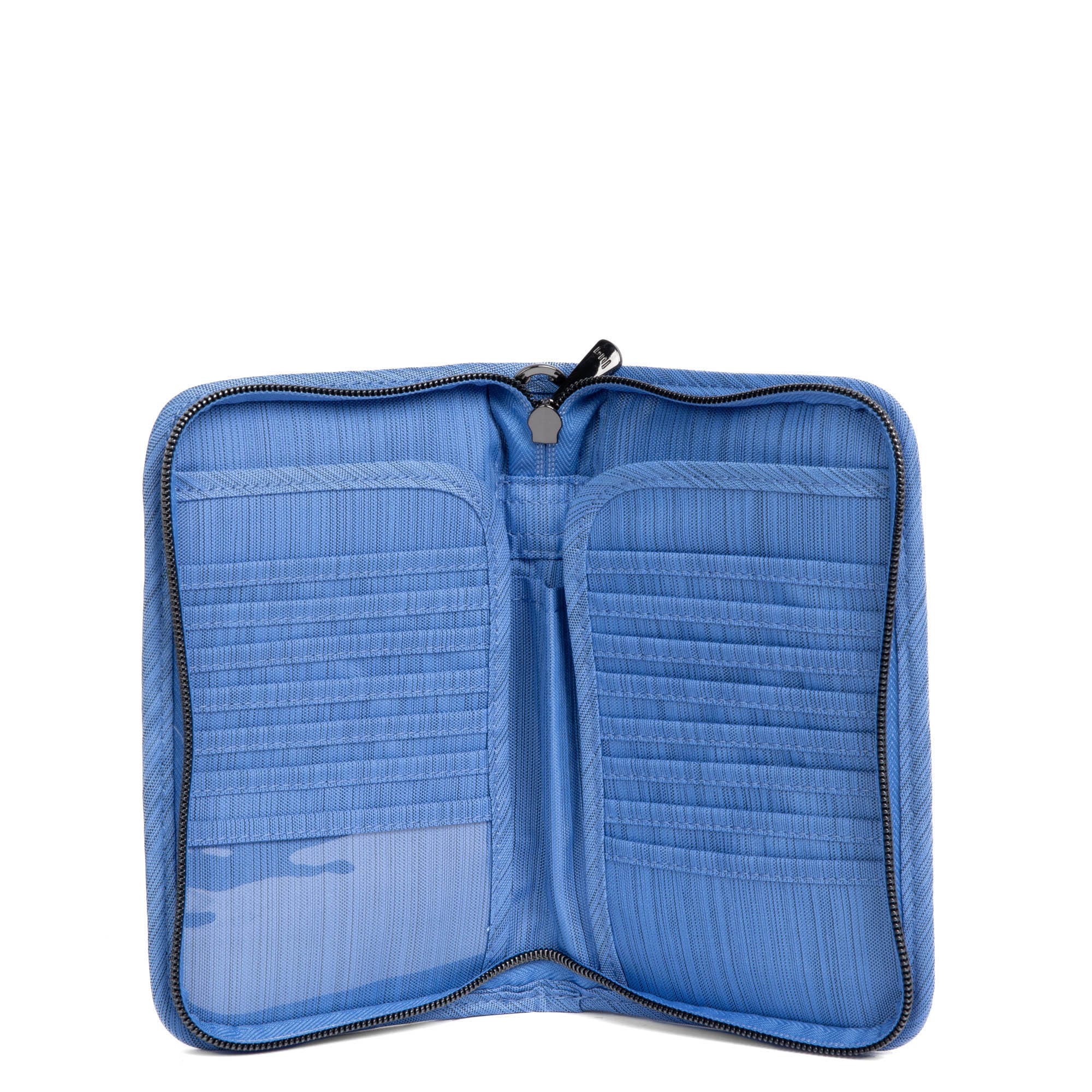 Tandem Zip SE RFID Wallet - BRUSHED MARINA ICEPOP STITCH - TandemSE_BrushedMarinaWithIcepop_05