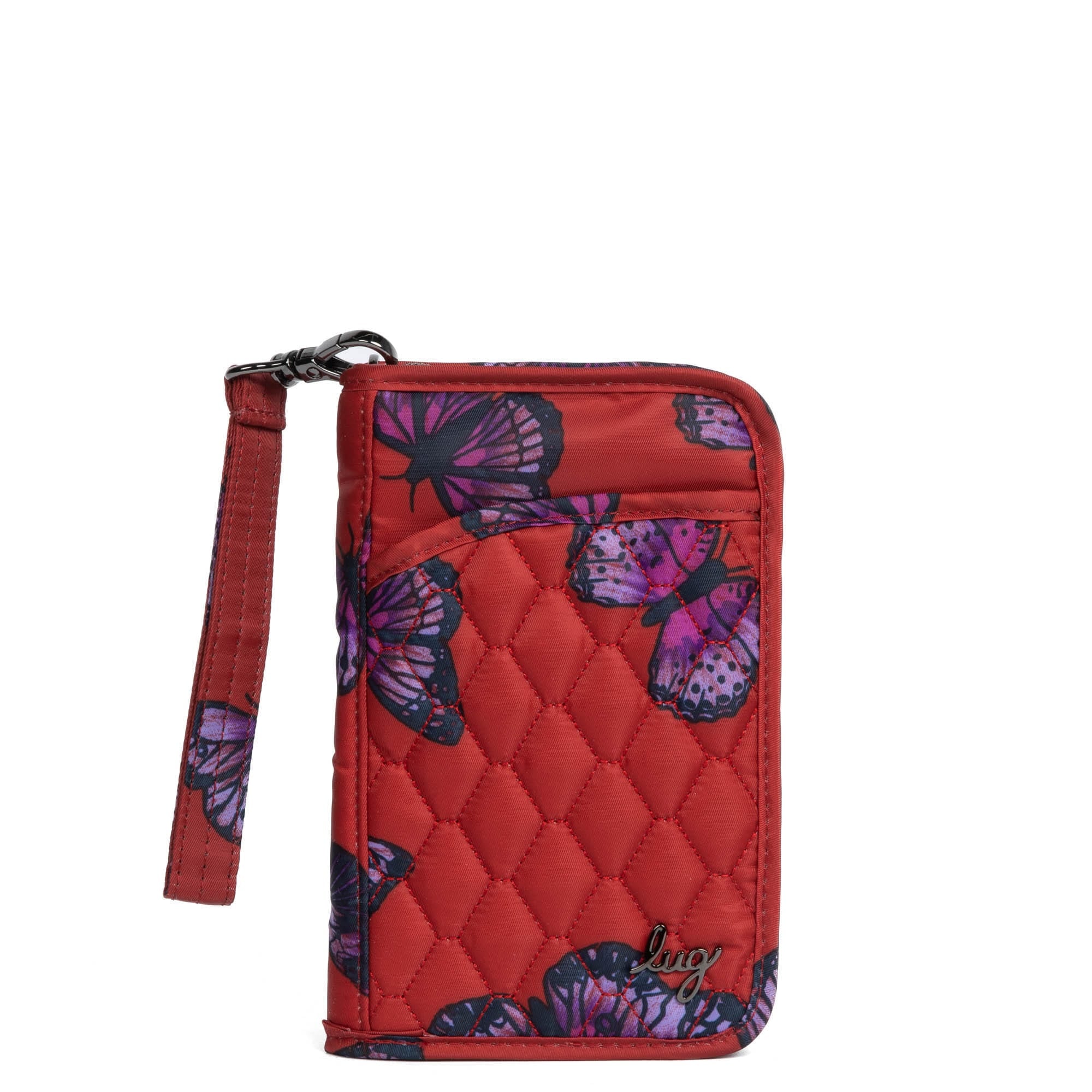 Tandem Zip SE RFID Wallet - BUTTERFLY POPPY - TandemSE_ButterflyPoppy_01