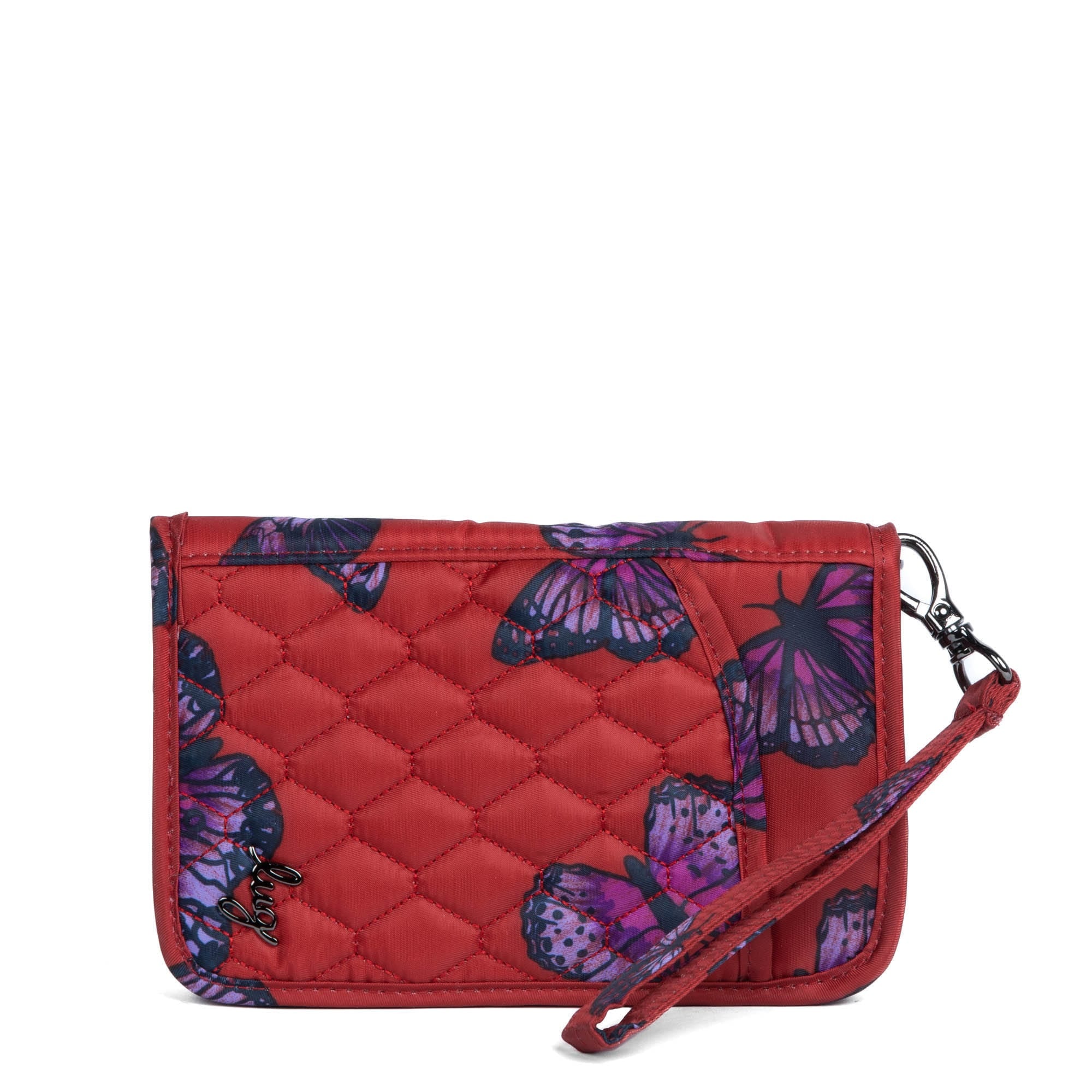 Tandem Zip SE RFID Wallet - BUTTERFLY POPPY - TandemSE_ButterflyPoppy_02