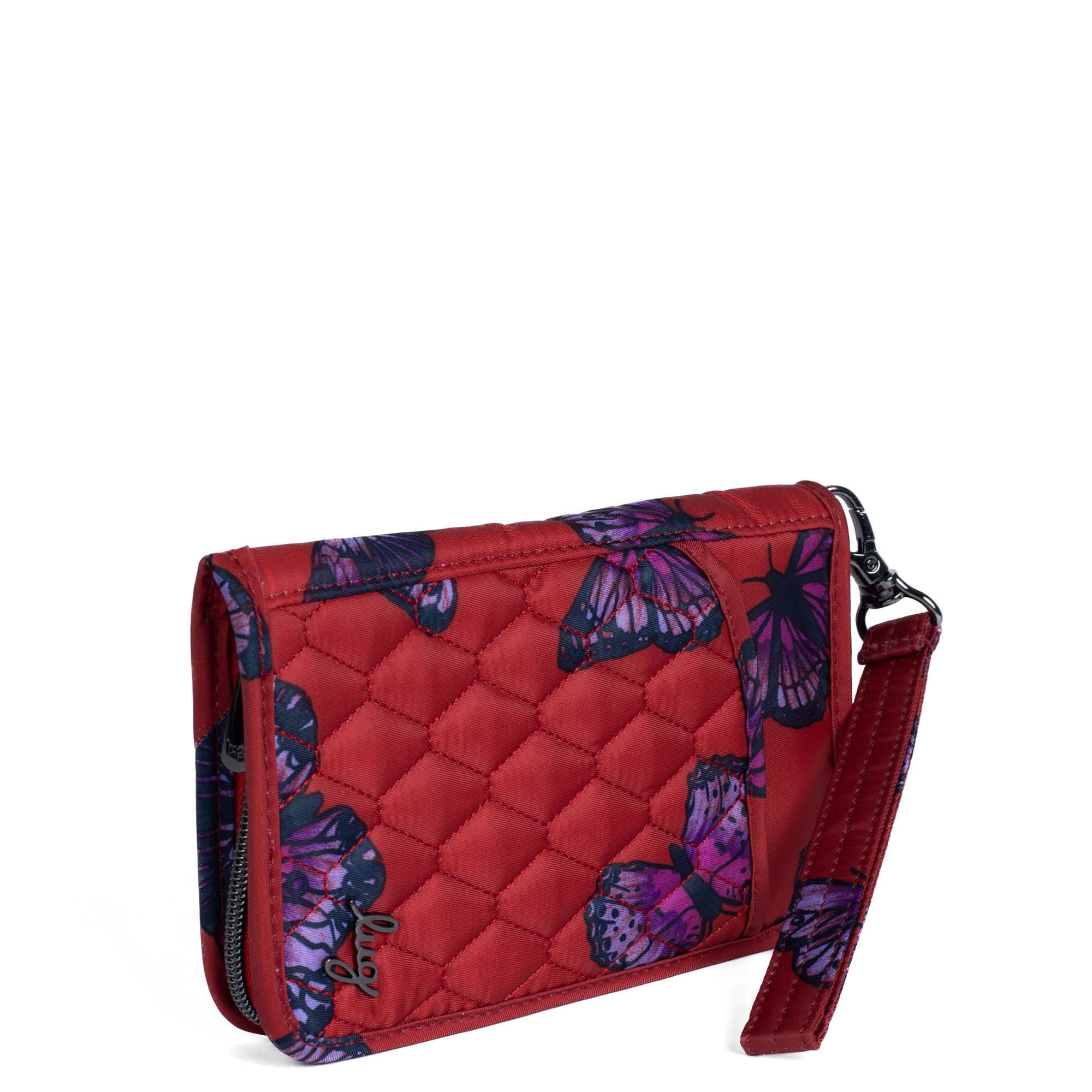 Tandem Zip SE RFID Wallet - BUTTERFLY POPPY - TandemSE_ButterflyPoppy_03