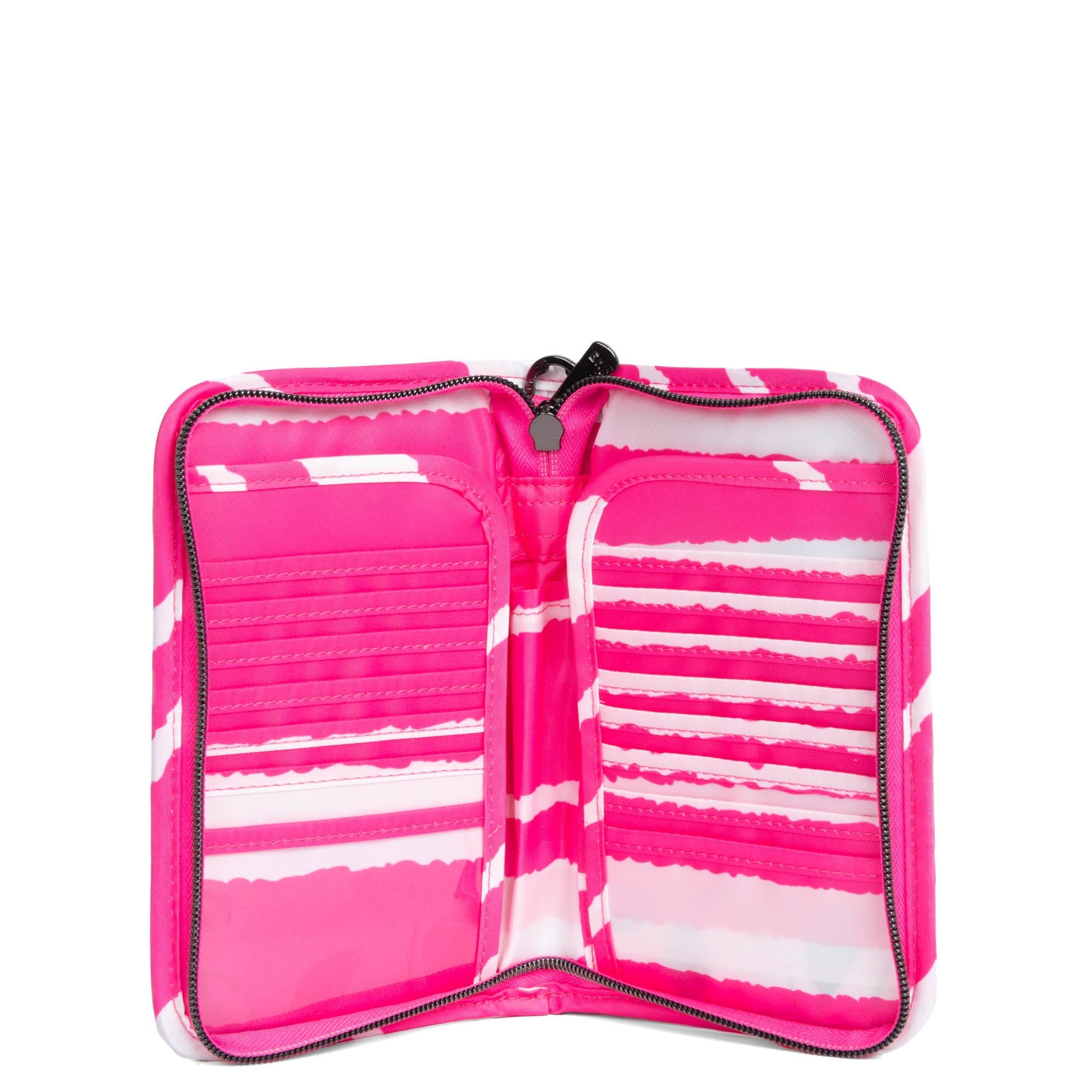 Tandem Zip SE RFID Wallet - MAGENTA STRIPE - TandemSE_MagentaStripe_05