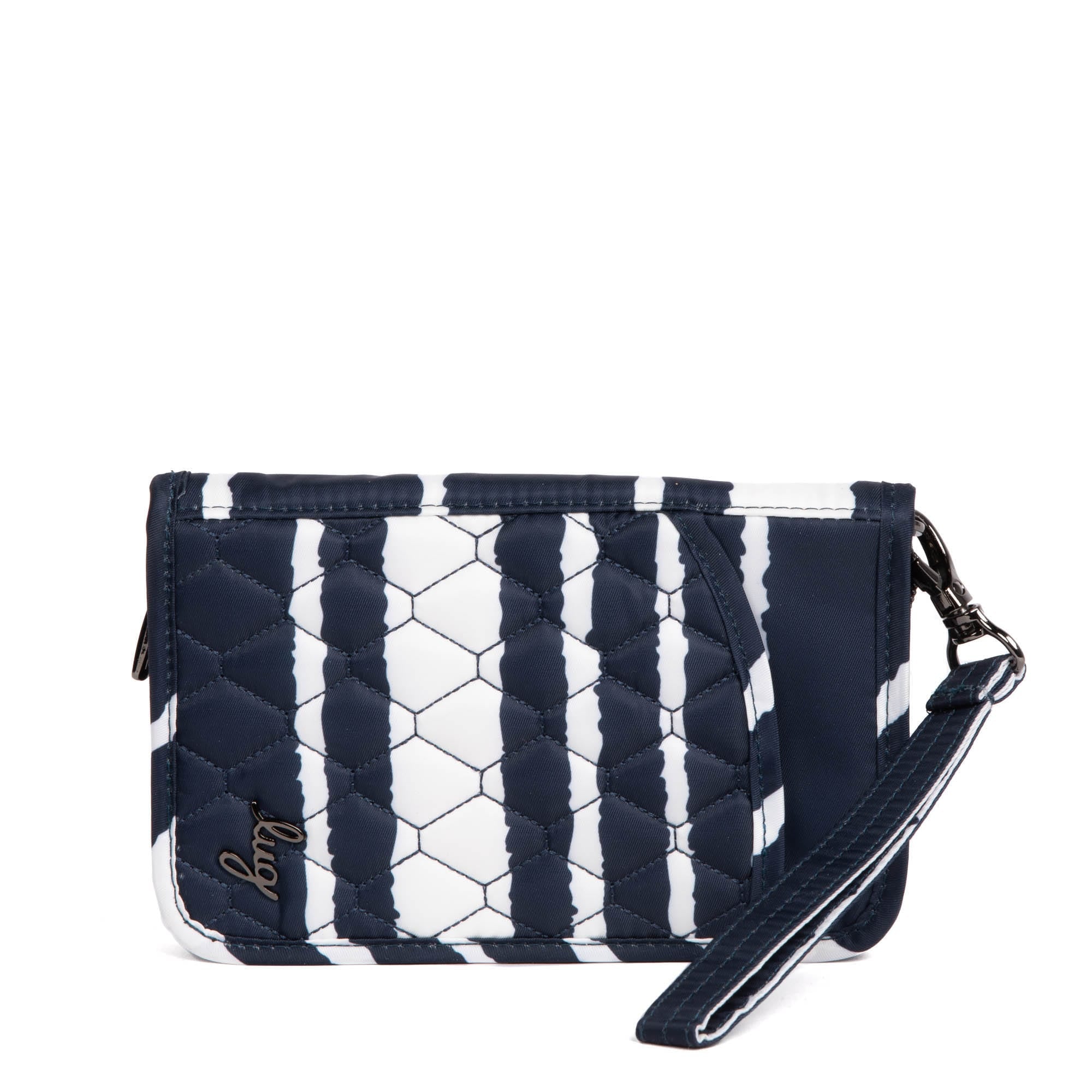 Tandem Zip SE RFID Wallet - NAVY STRIPE - TandemSE_NavyStripe_02