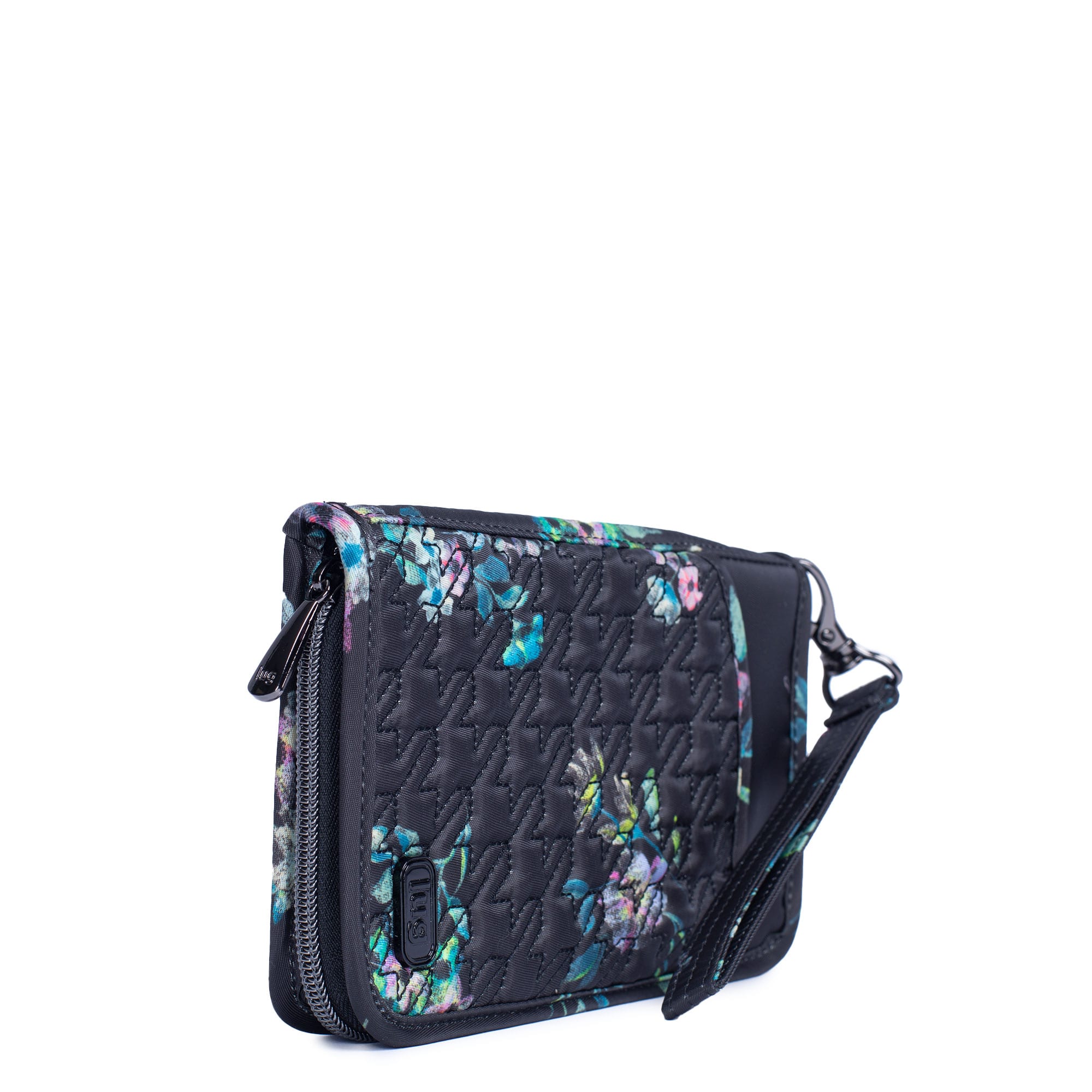 Tandem Zip SE RFID Wallet - BOUQUET BLACK - TandemZipSE_BouquetBlack_02