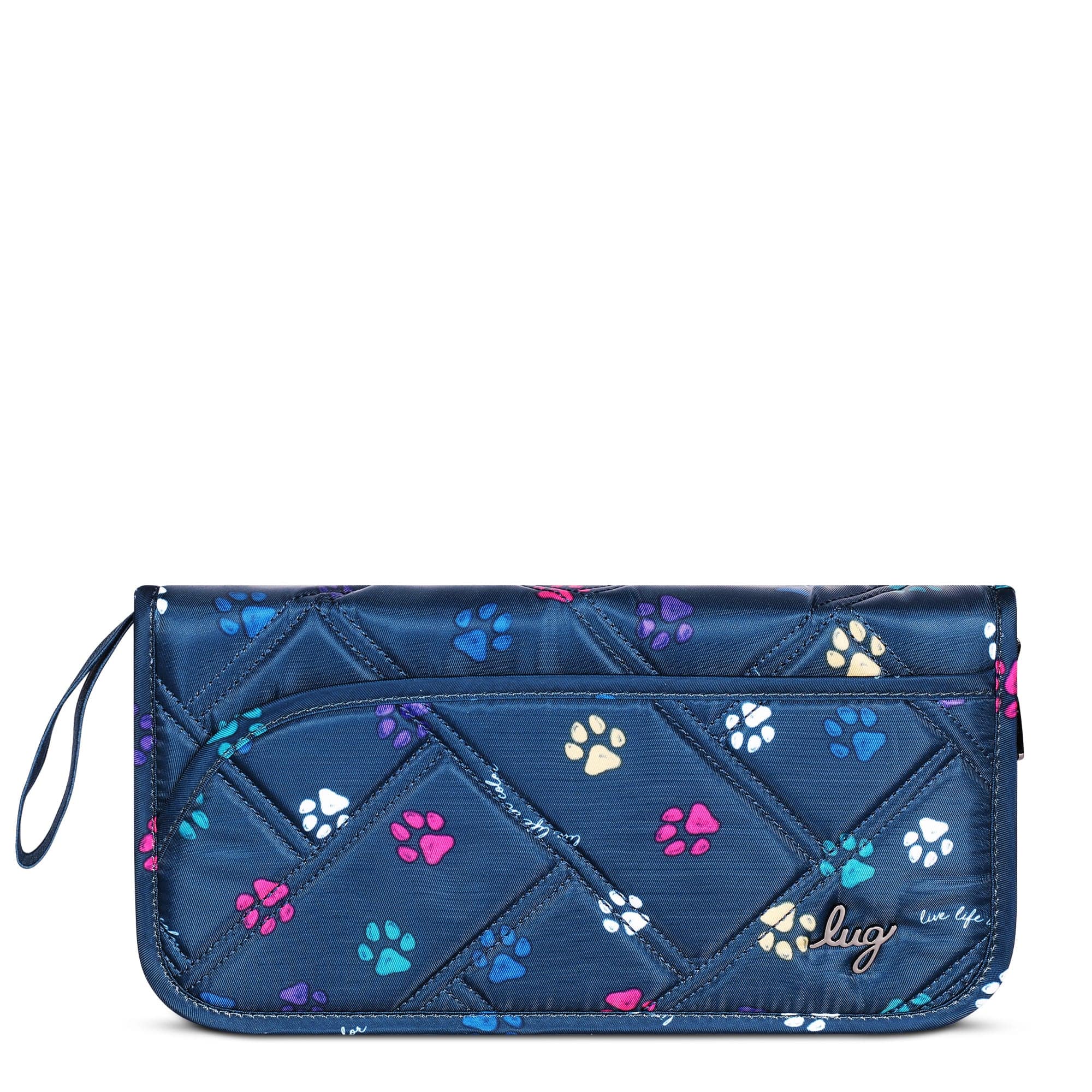 Tango SE Travel RFID Wallet - - TangoSE_Paws_Navy_01