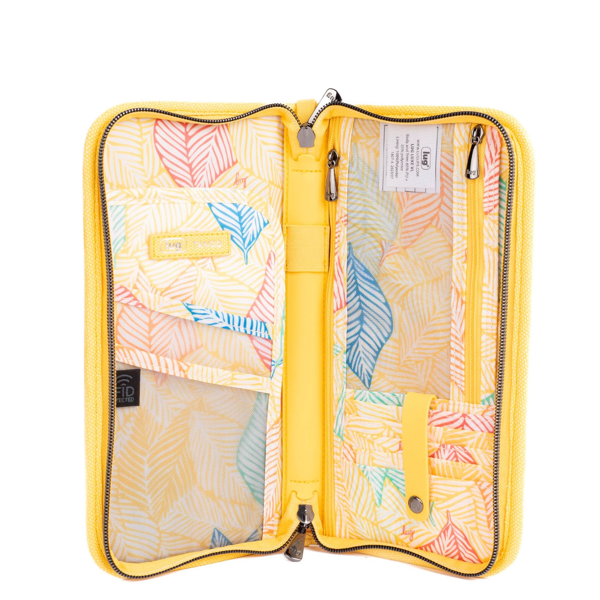 Tango Matte Luxe VL Travel RFID Wallet - BANANA - TangoWalletMatteLuxe_Banana_02
