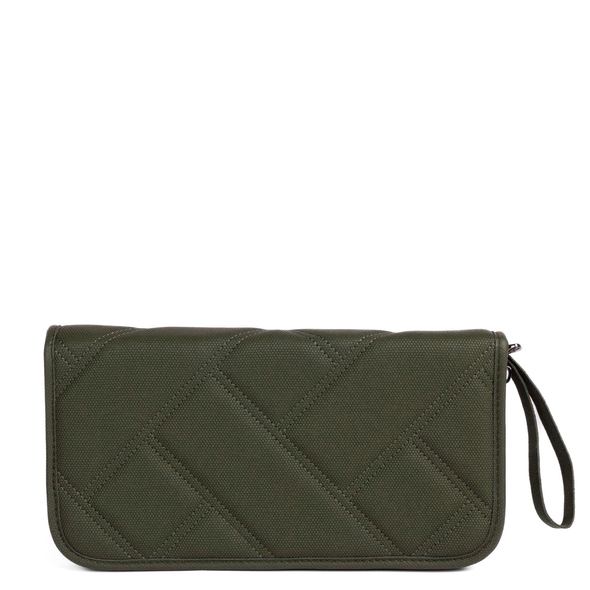 Tango Matte Luxe VL Travel RFID Wallet - OLIVE - TangoWalletMatteLuxe_Olive_04