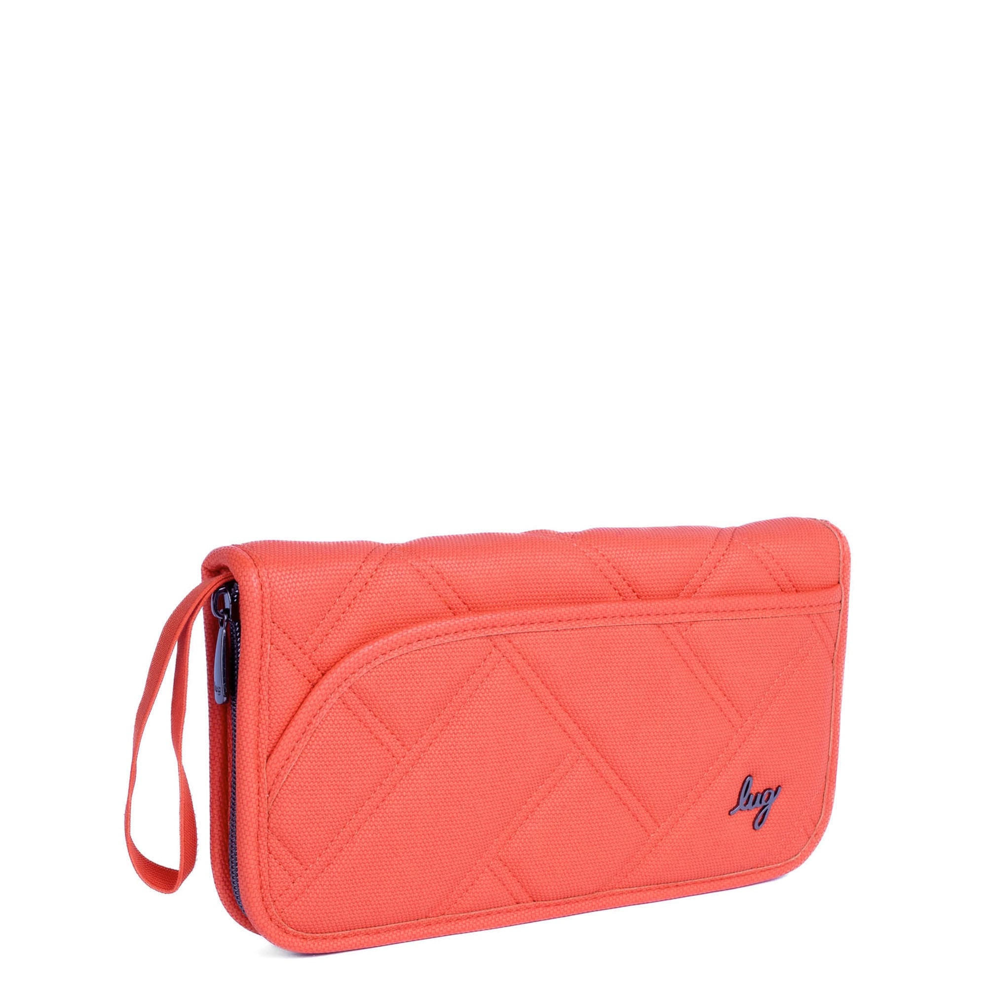 Tango Matte Luxe VL Travel RFID Wallet - PAPAYA - TangoWalletMatteLuxe_Papaya_03