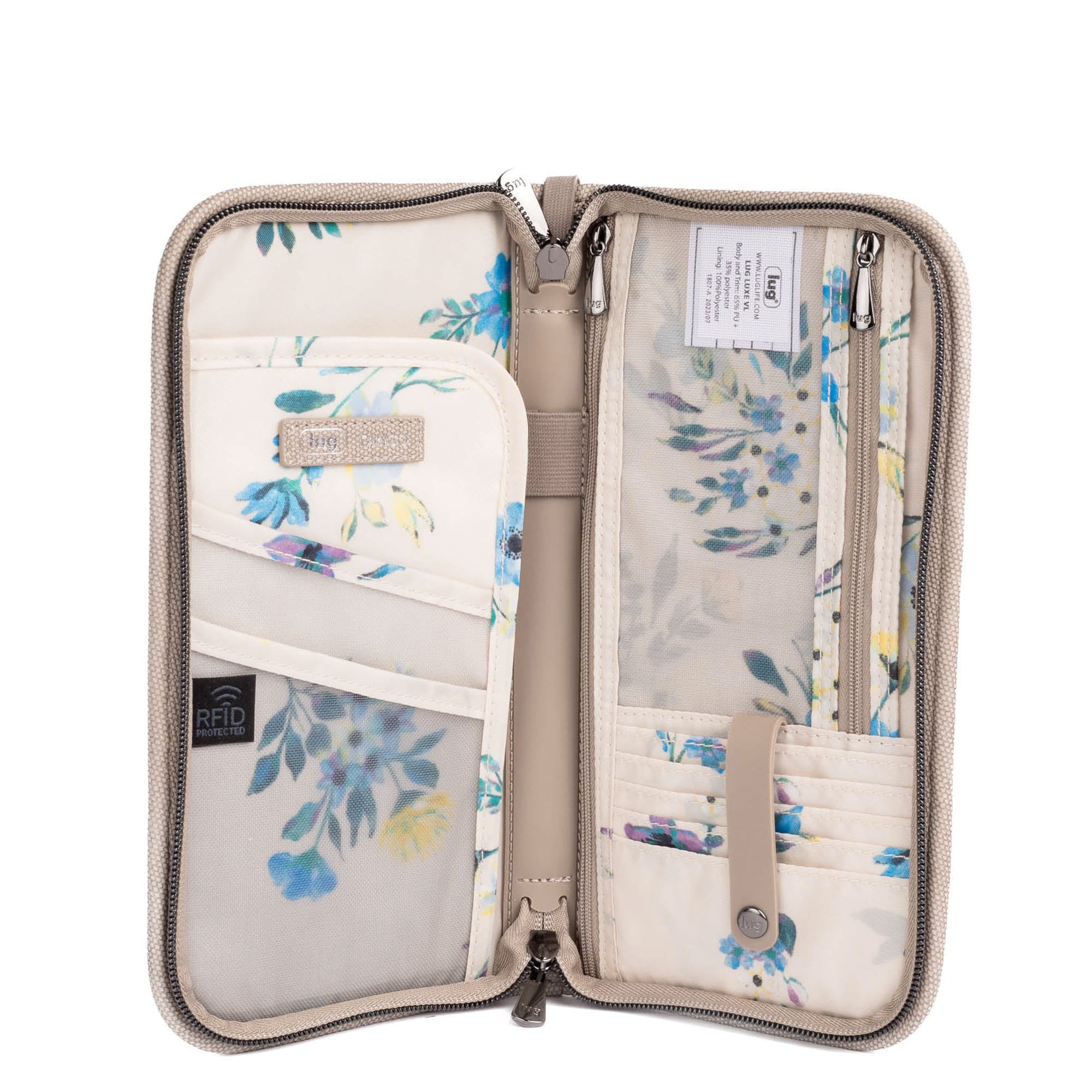 Tango Matte Luxe VL Travel RFID Wallet - SAND - TangoWalletMatteLuxe_Sand_02