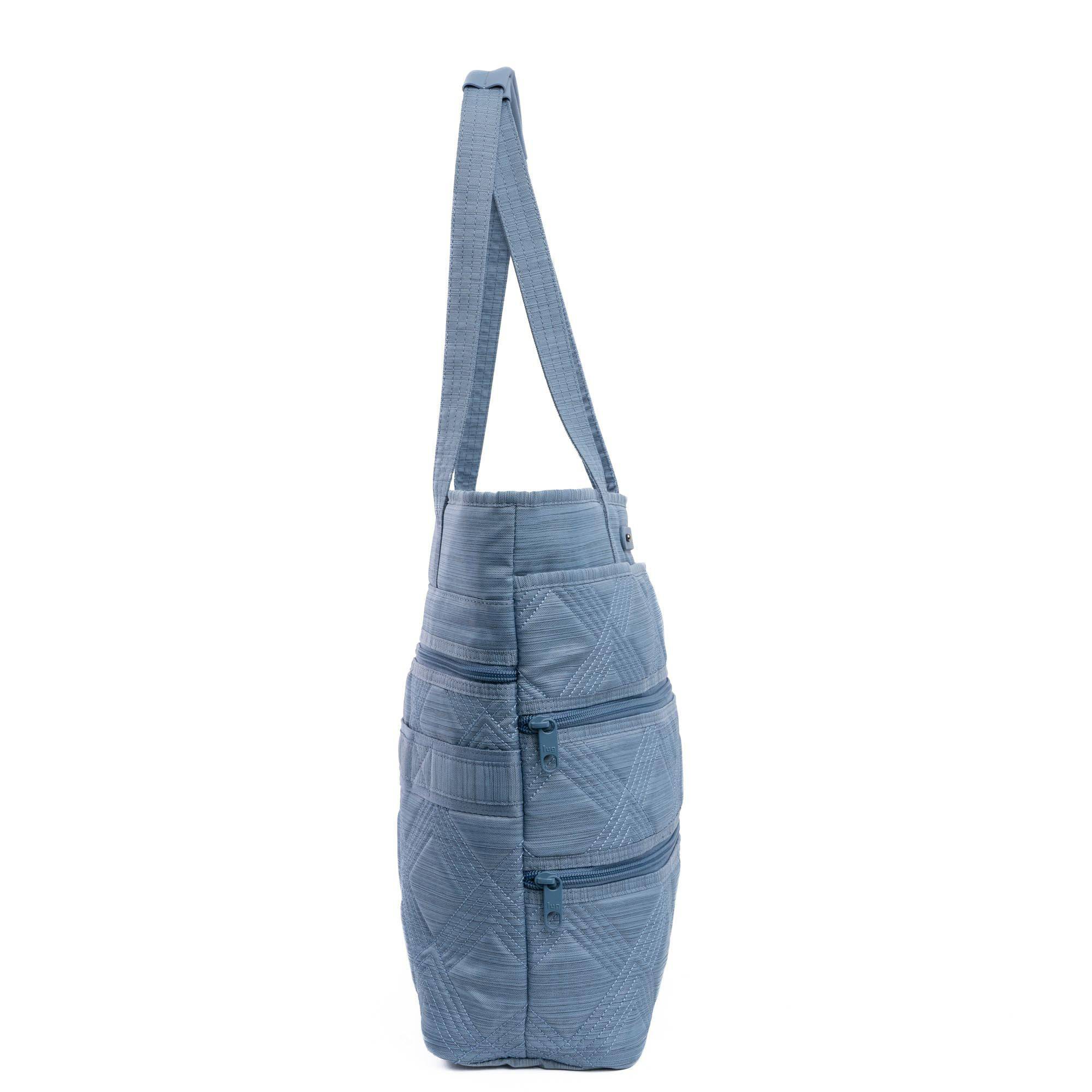 Legacy Collection Taxi Tote Bag - BRUSHED BLUE MOON - Taxi_BrushedBlueMoon_03