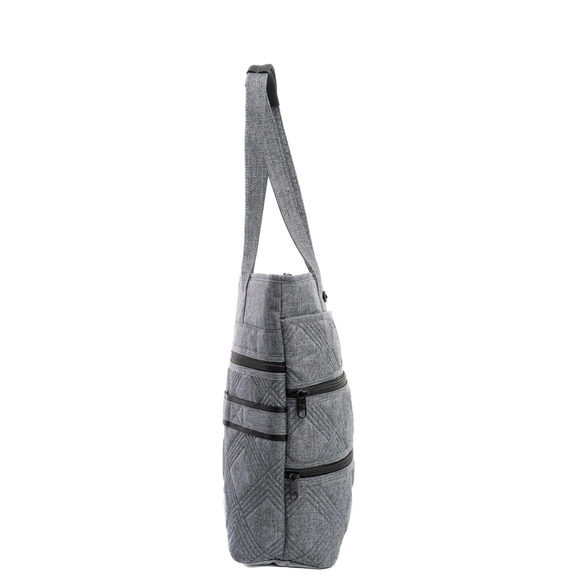 Legacy Collection Taxi Tote Bag - HEATHER GREY - Taxi_HeatherGrey_03