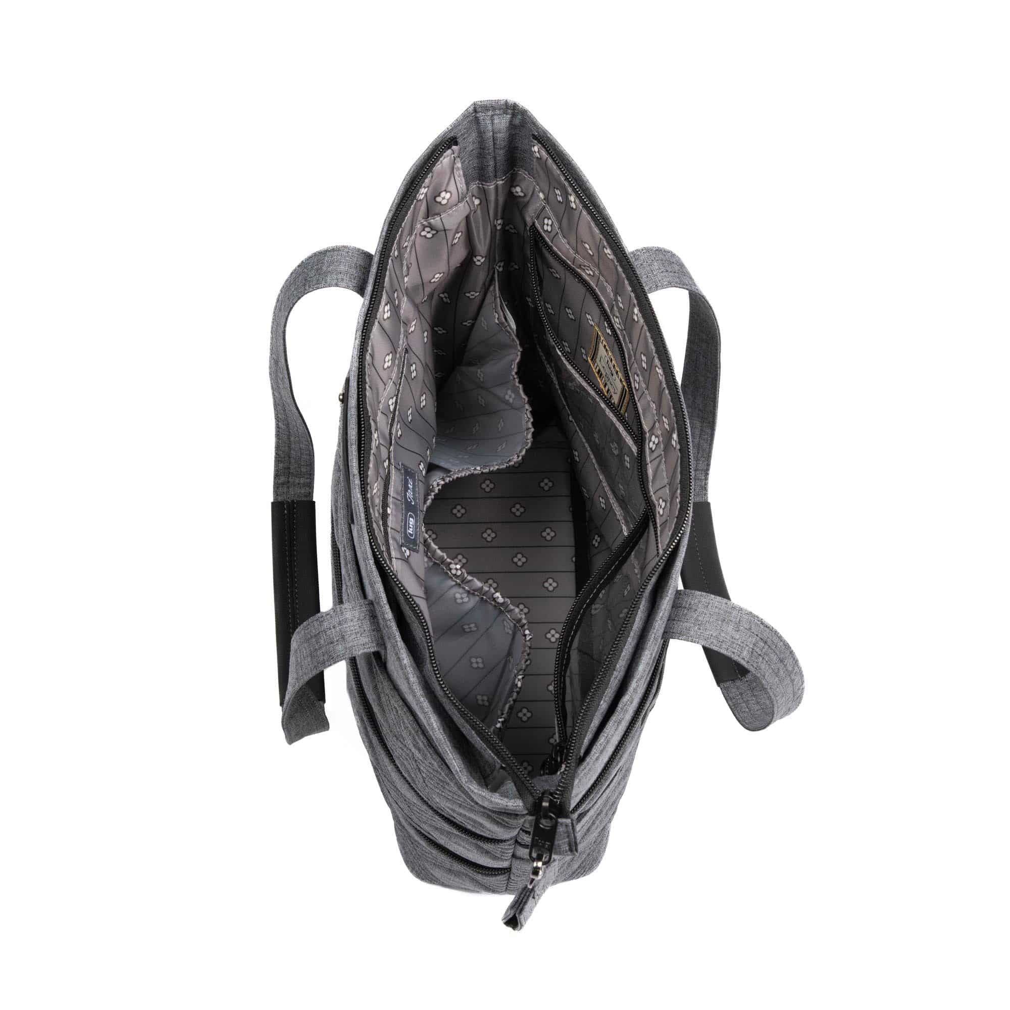 Legacy Collection Taxi Tote Bag - HEATHER GREY - Taxi_HeatherGrey_05