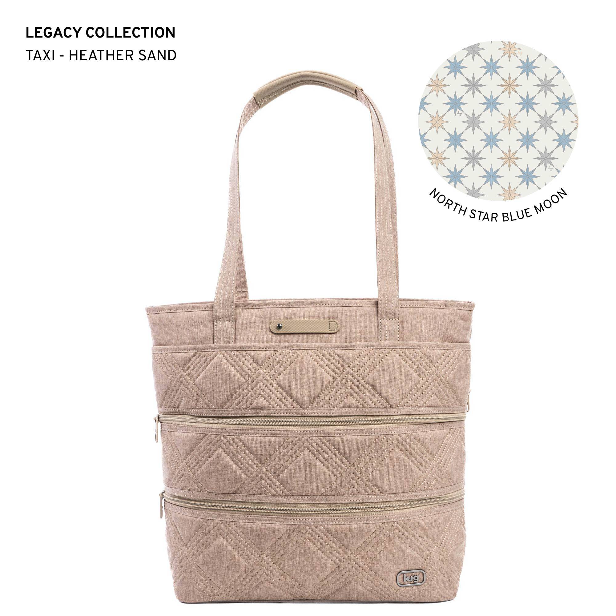 Legacy Collection Taxi Tote Bag - HEATHER SAND - Taxi_HeatherSand