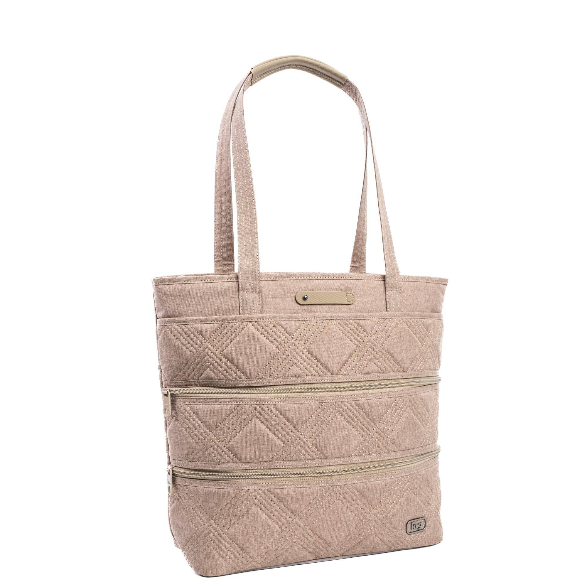 Legacy Collection Taxi Tote Bag - HEATHER SAND - Taxi_HeatherSand_02