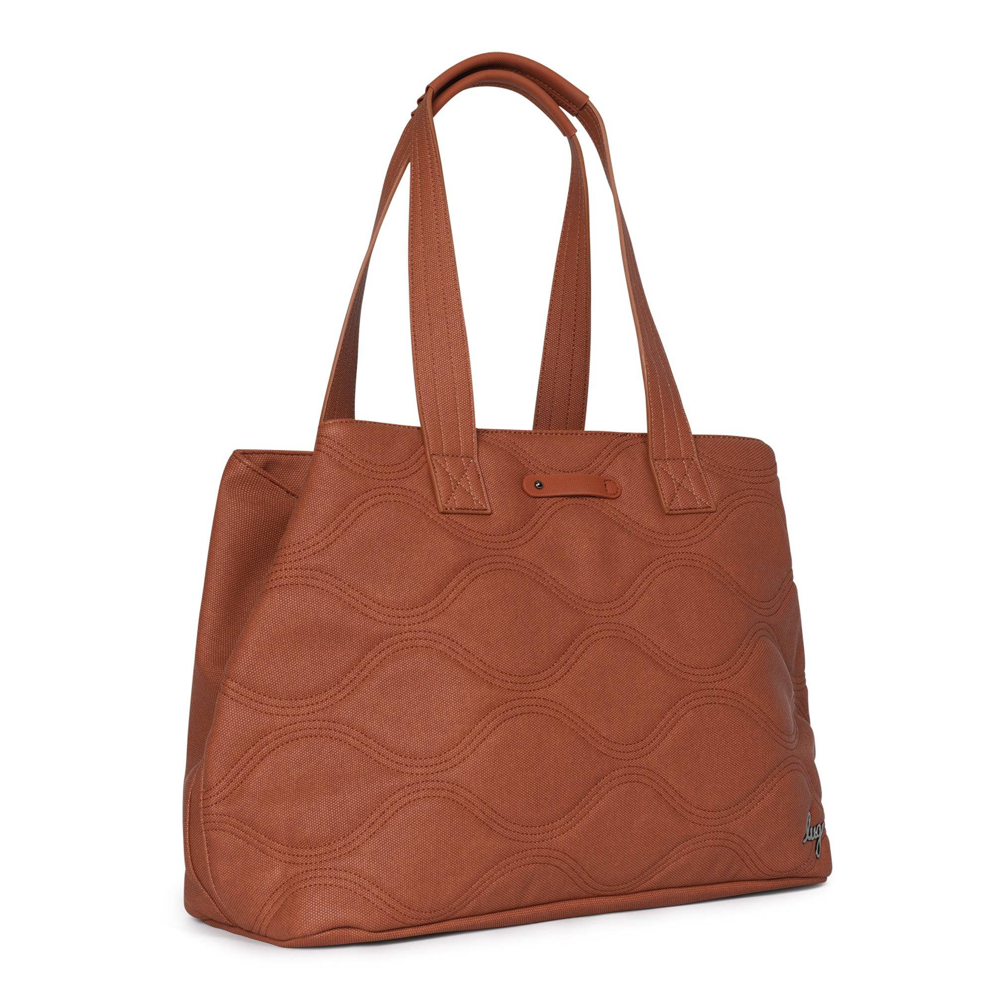 Tempo Matte Luxe VL Tote Bag - COPPER - Tempo2MatteVL_CopperBrown_02