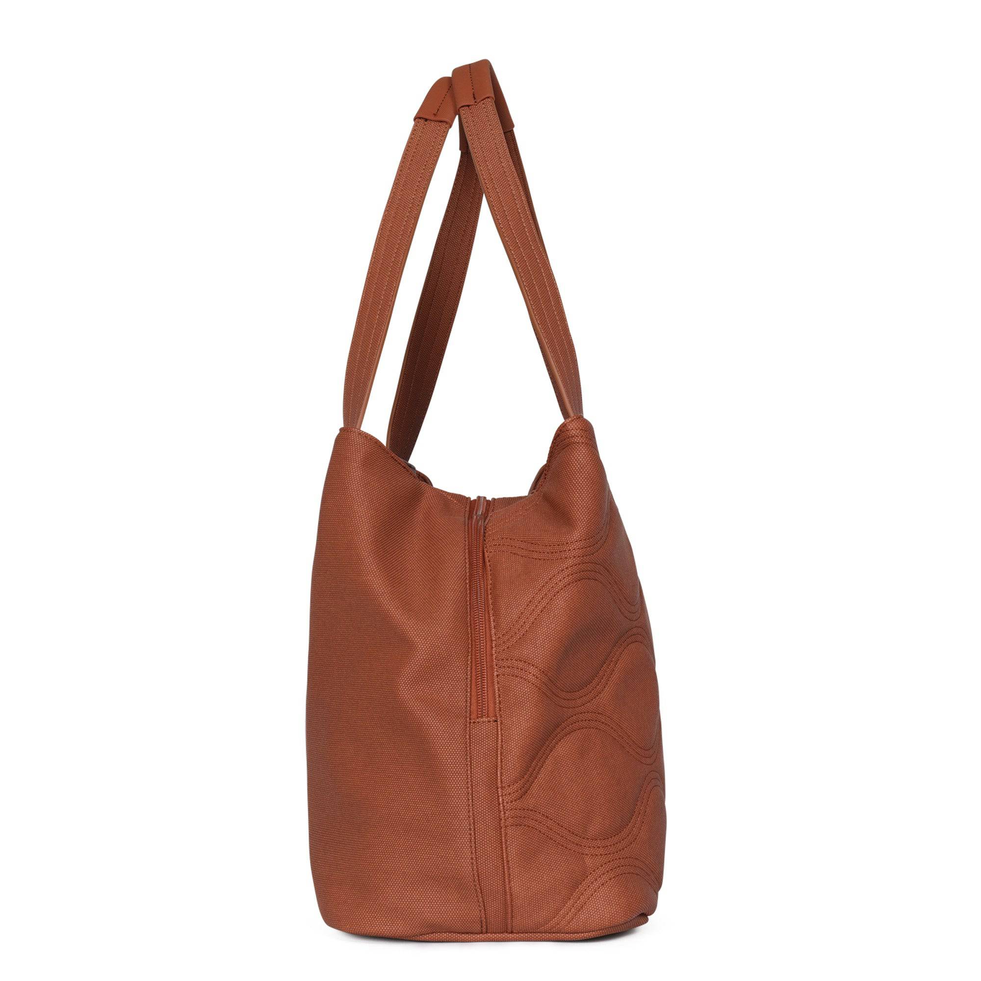Tempo Matte Luxe VL Tote Bag - COPPER - Tempo2MatteVL_CopperBrown_03
