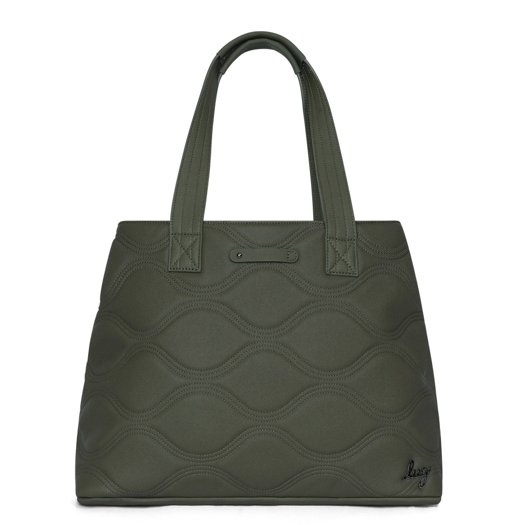 Tempo Matte Luxe VL Tote Bag - OLIVE - Tempo2MatteVL_OliveGreen_01
