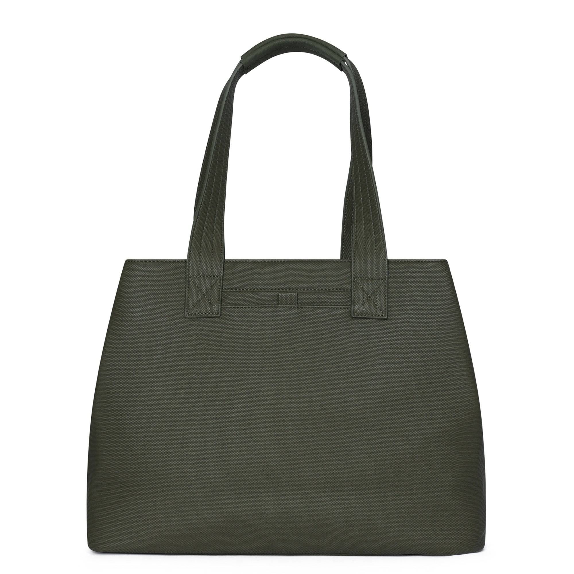 Tempo Matte Luxe VL Tote Bag - OLIVE - Tempo2MatteVL_OliveGreen_04