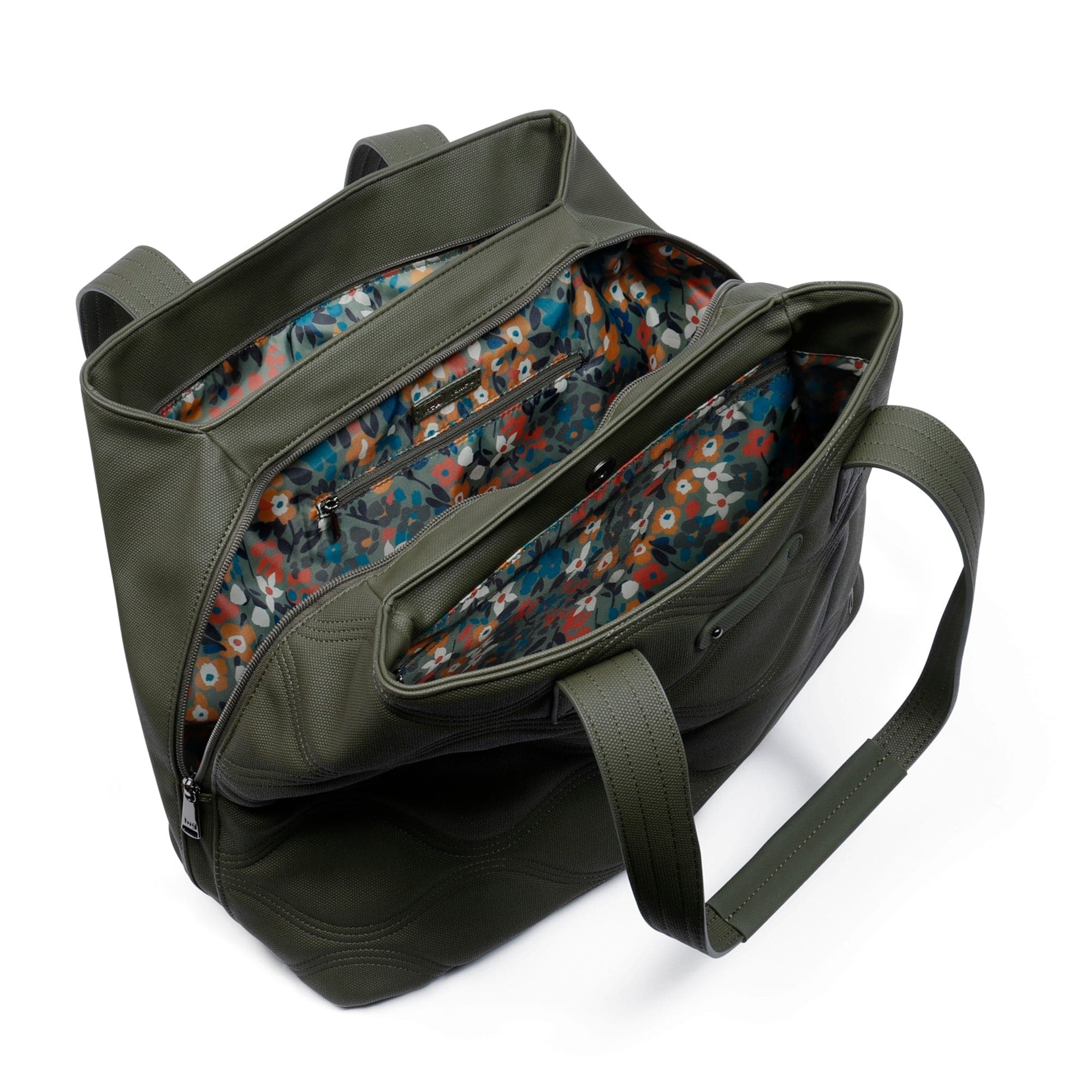 Tempo Matte Luxe VL Tote Bag - OLIVE - Tempo2MatteVL_OliveGreen_05