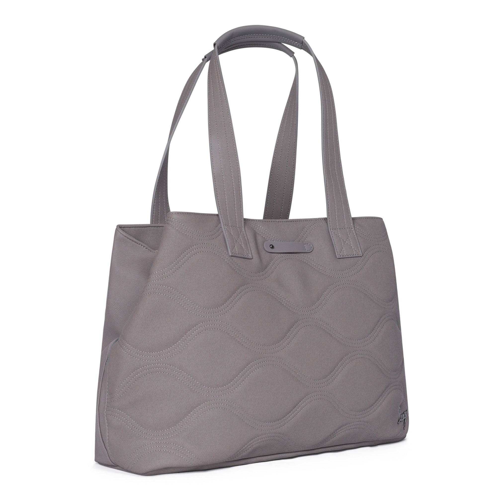Tempo Matte Luxe VL Tote Bag - PEARL - Tempo2MatteVL_PearlGrey_02