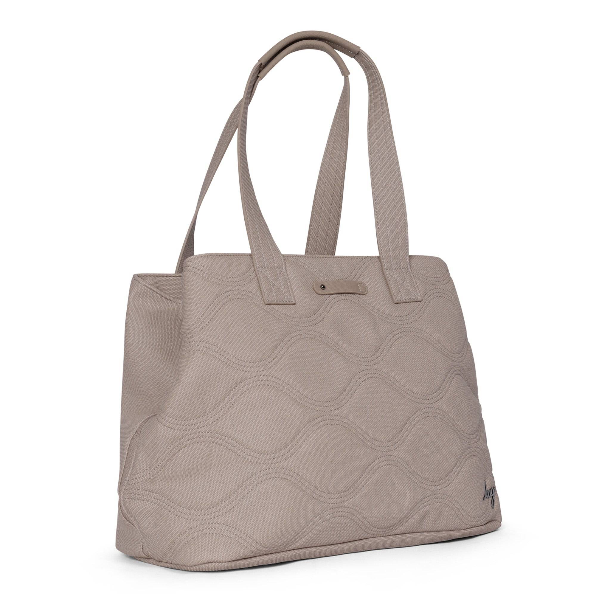 Tempo Matte Luxe VL Tote Bag - SAND - Tempo2MatteVL_SandTaupe_02