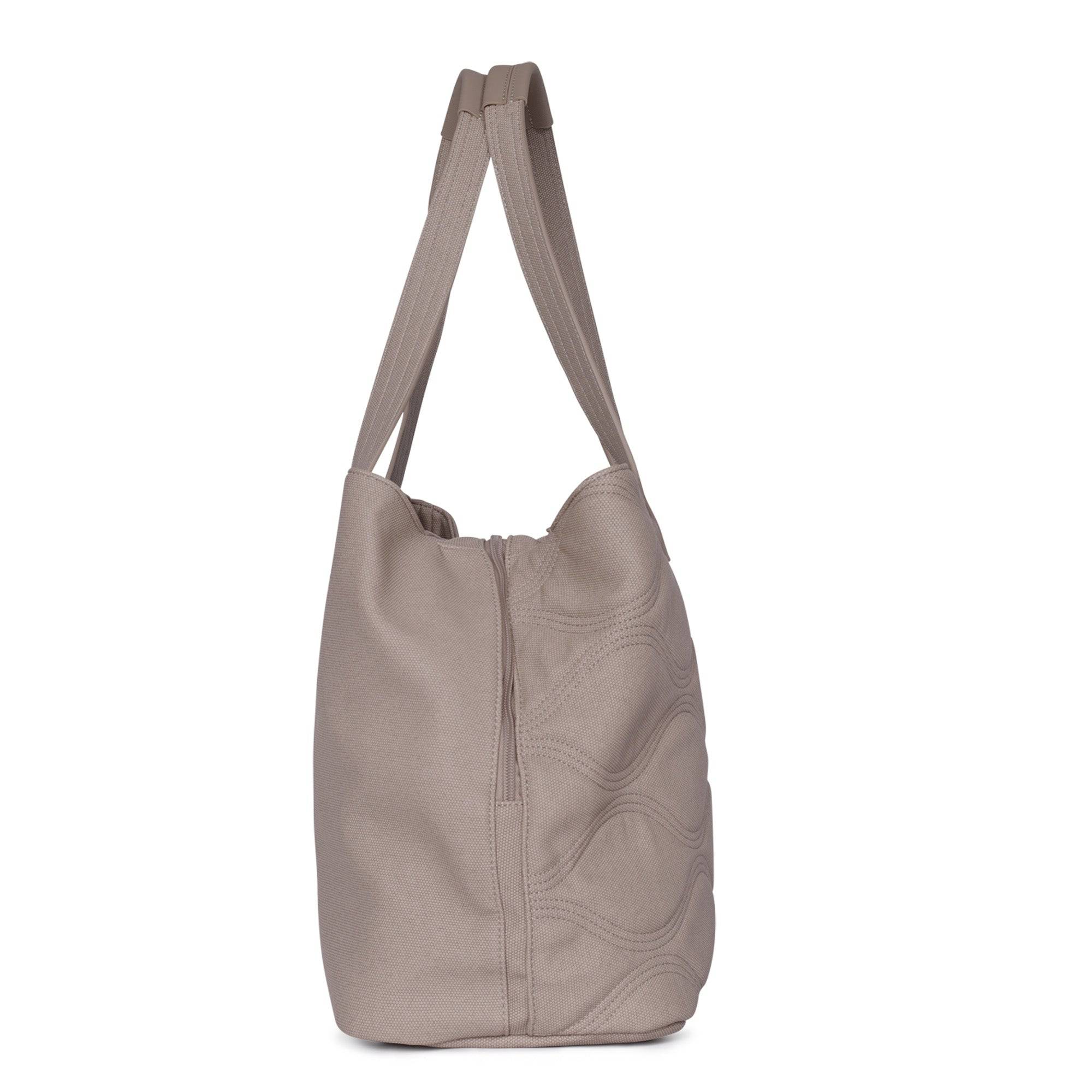 Tempo Matte Luxe VL Tote Bag - SAND - Tempo2MatteVL_SandTaupe_03