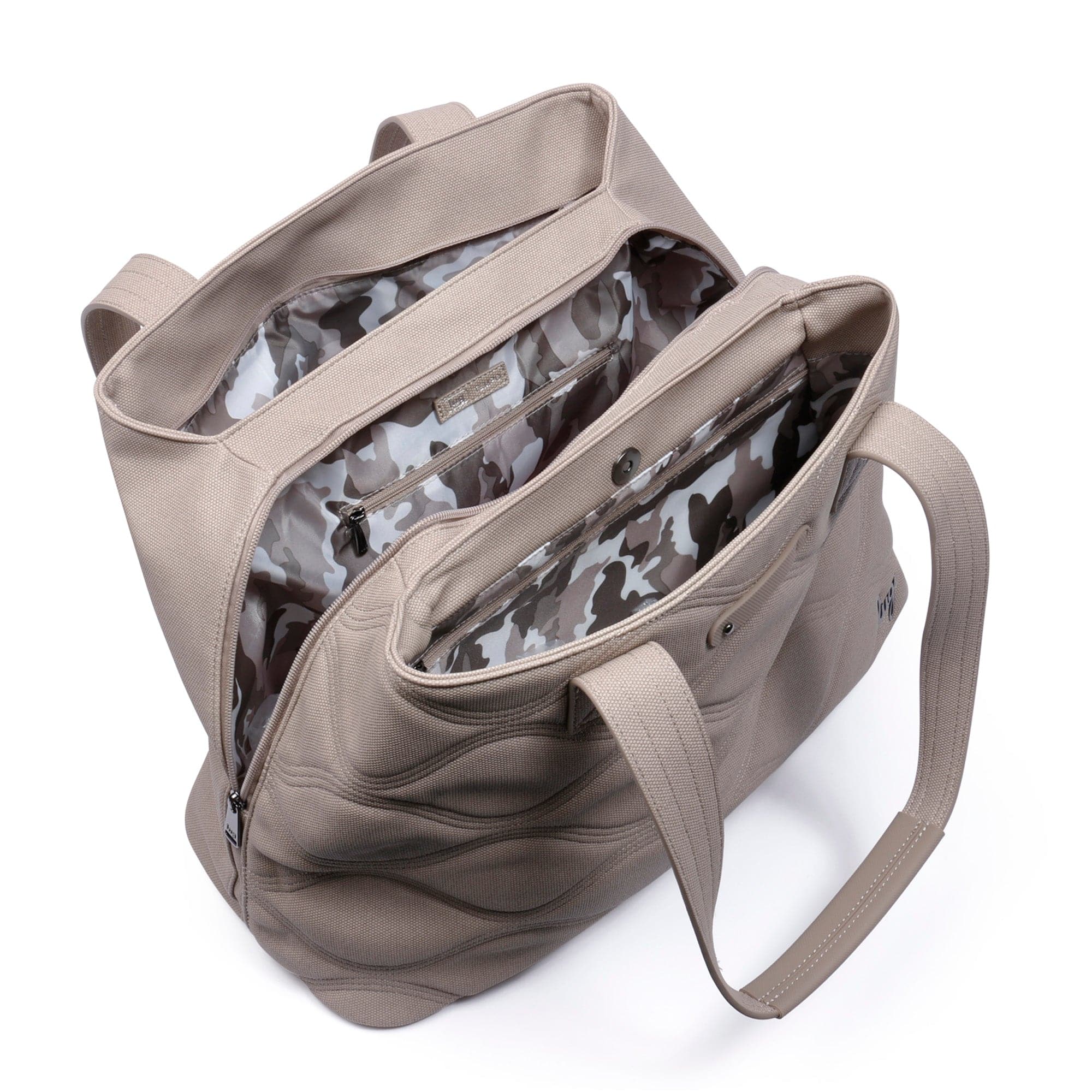 Tempo Matte Luxe VL Tote Bag - SAND - Tempo2MatteVL_SandTaupe_05
