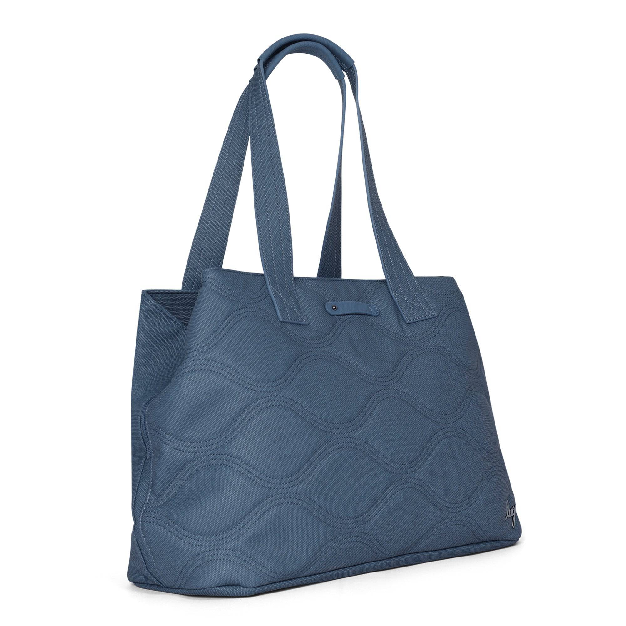 Tempo Matte Luxe VL Tote Bag - SLATE BLUE - Tempo2MatteVL_SlateBlue_02