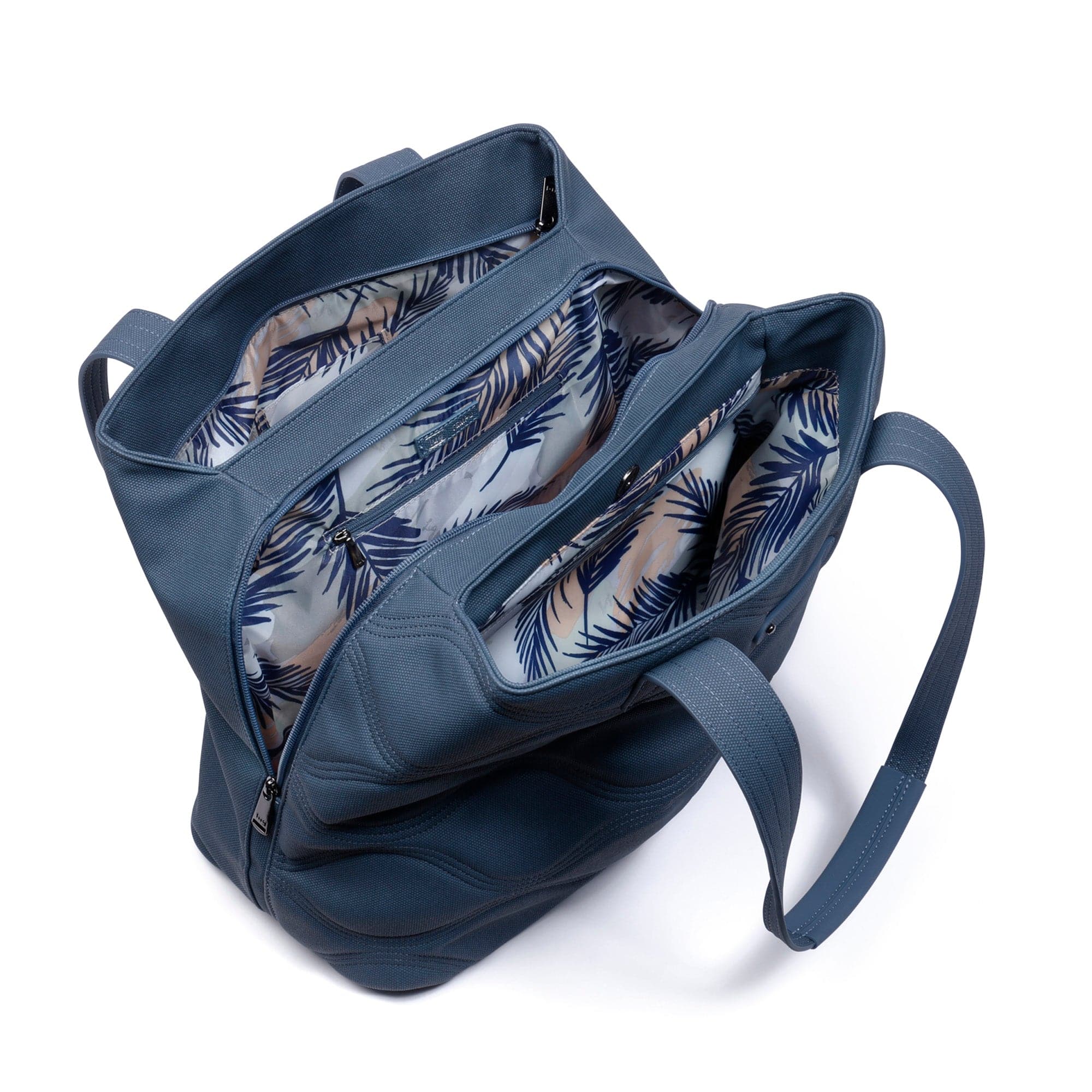 Tempo Matte Luxe VL Tote Bag - SLATE BLUE - Tempo2MatteVL_SlateBlue_05