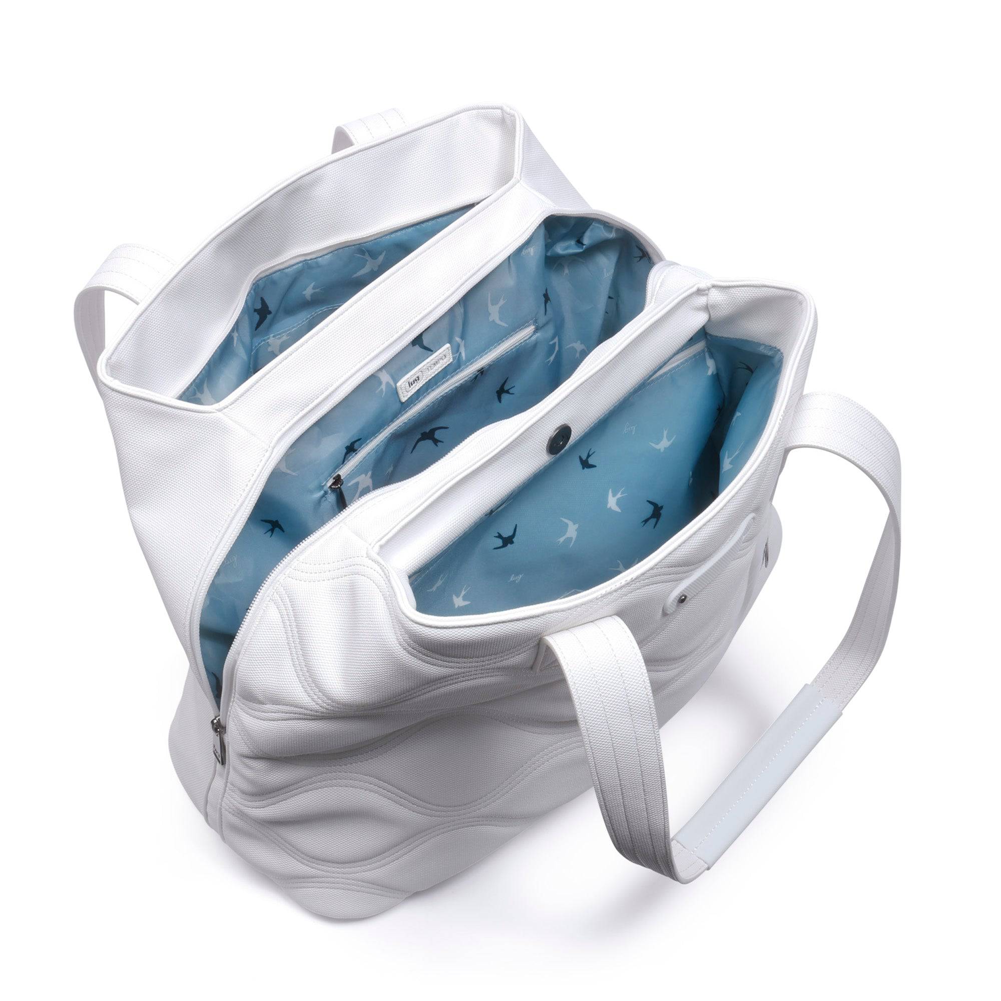 Tempo Matte Luxe VL Tote Bag - WHITE - Tempo2MatteVL_White_05