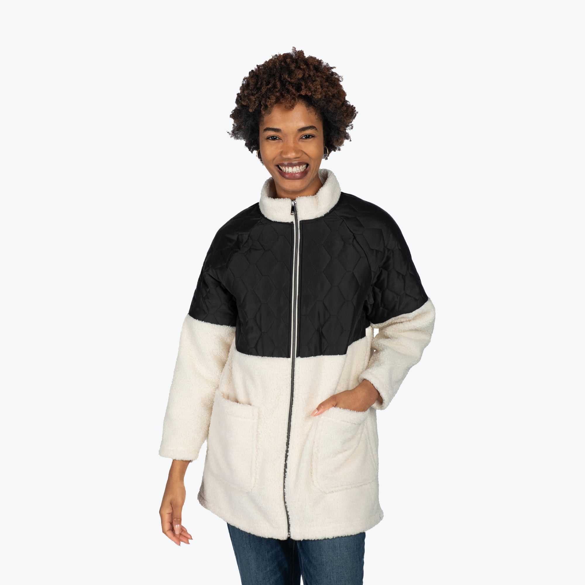 Tempo Sherpa Zip-Up - BLACK - TempoApparel_Black_S_01