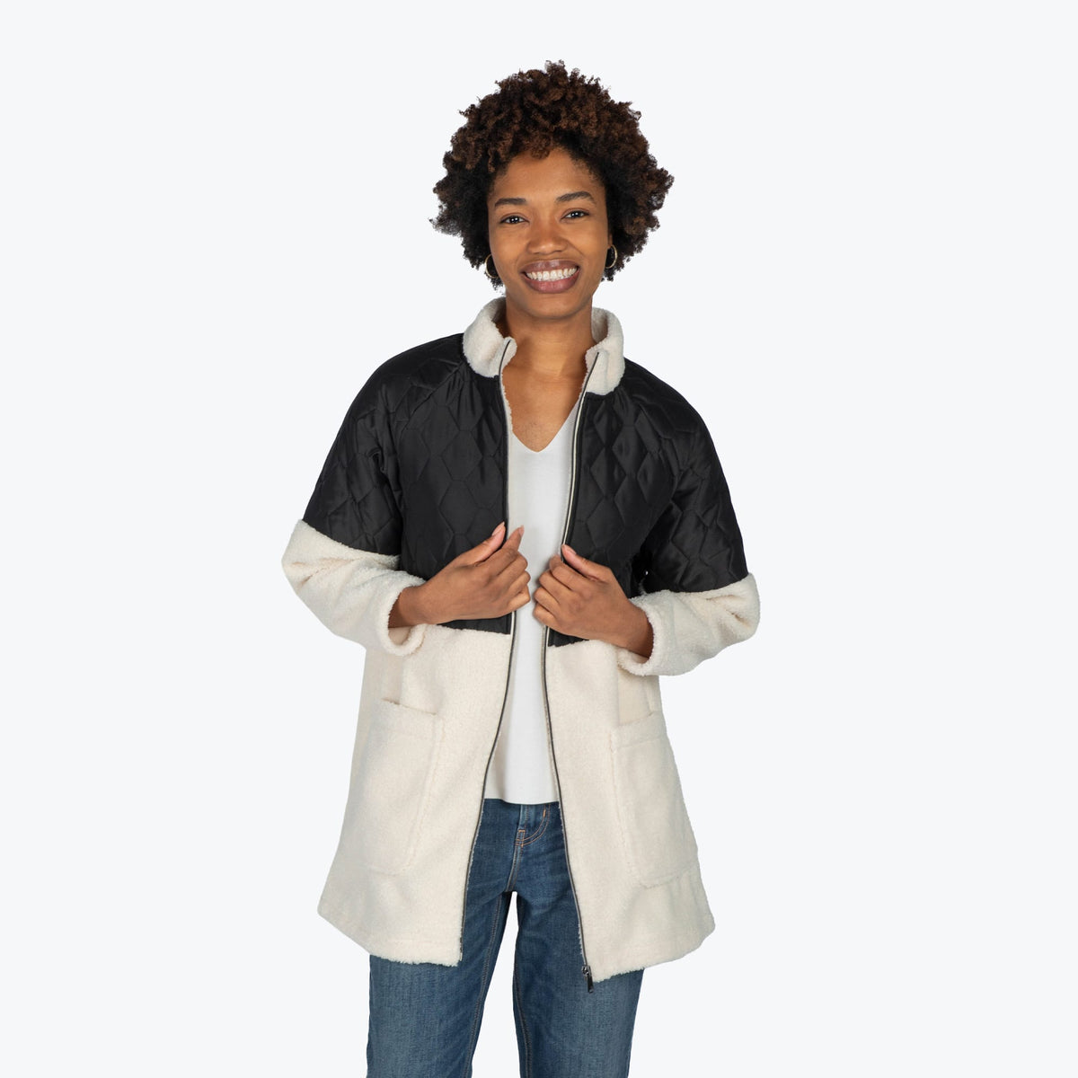 Tempo Sherpa Zip-Up - BLACK - TempoApparel_Black_S_03